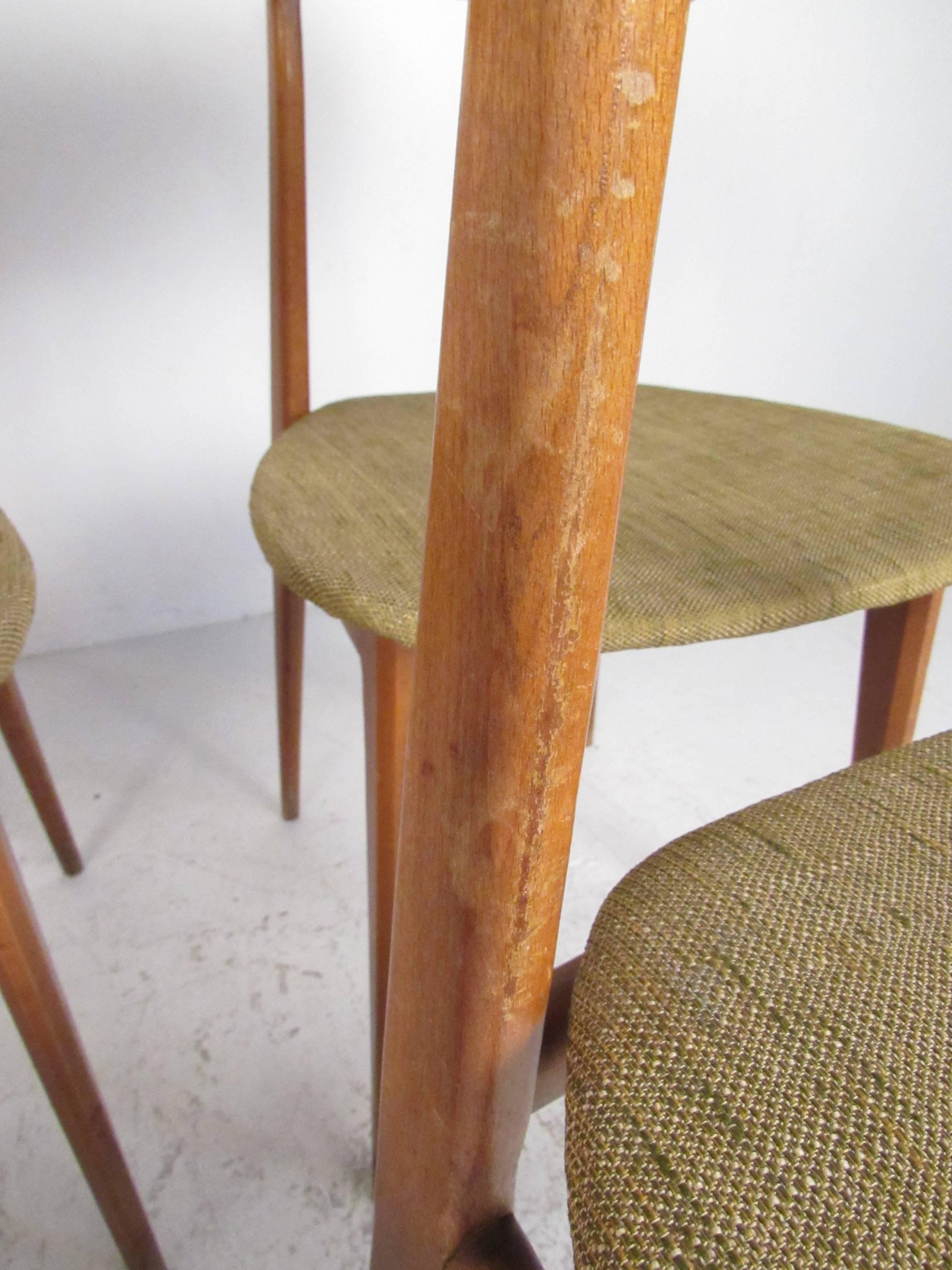 Wood Mid-Century Dining Chairs after Ico Parisi