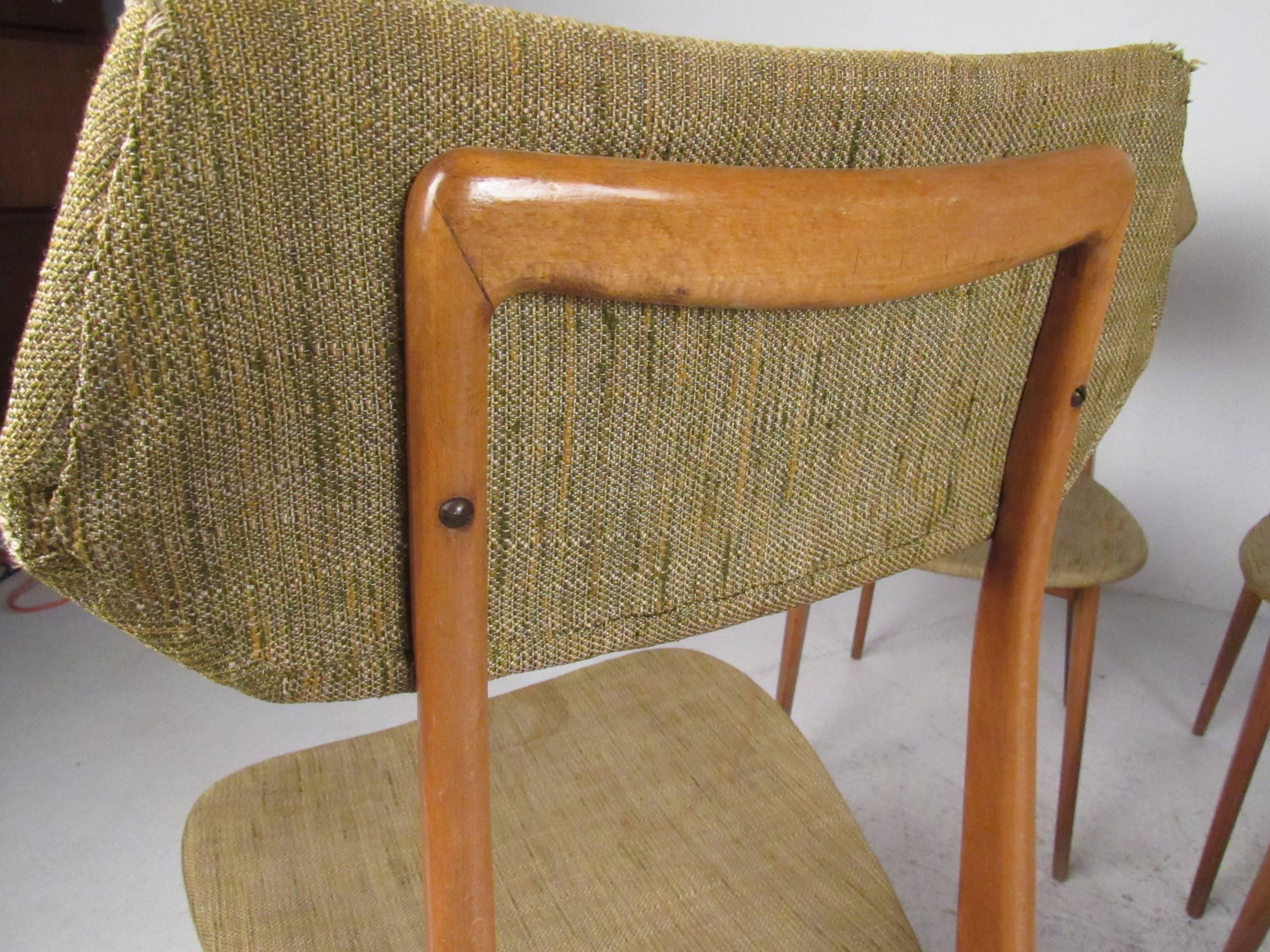 Mid-Century Dining Chairs after Ico Parisi 1