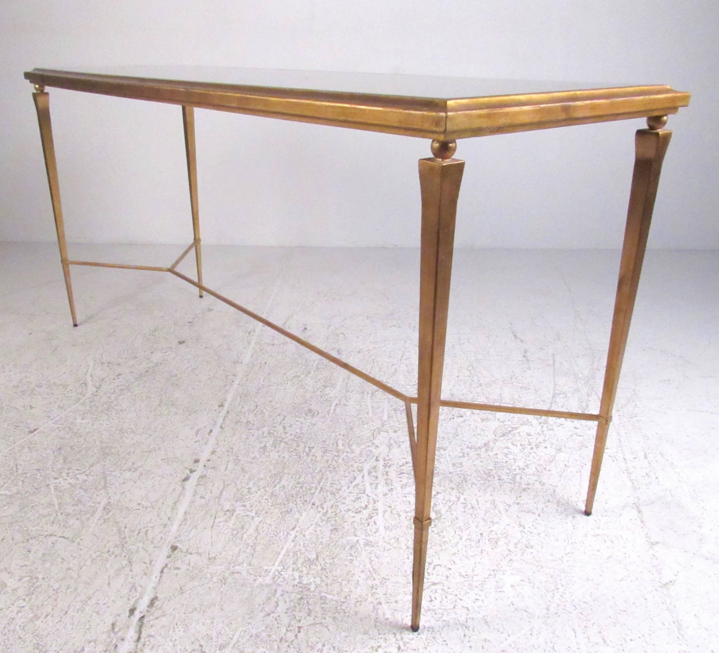 Contemporary Modern Console Table In Good Condition In Brooklyn, NY