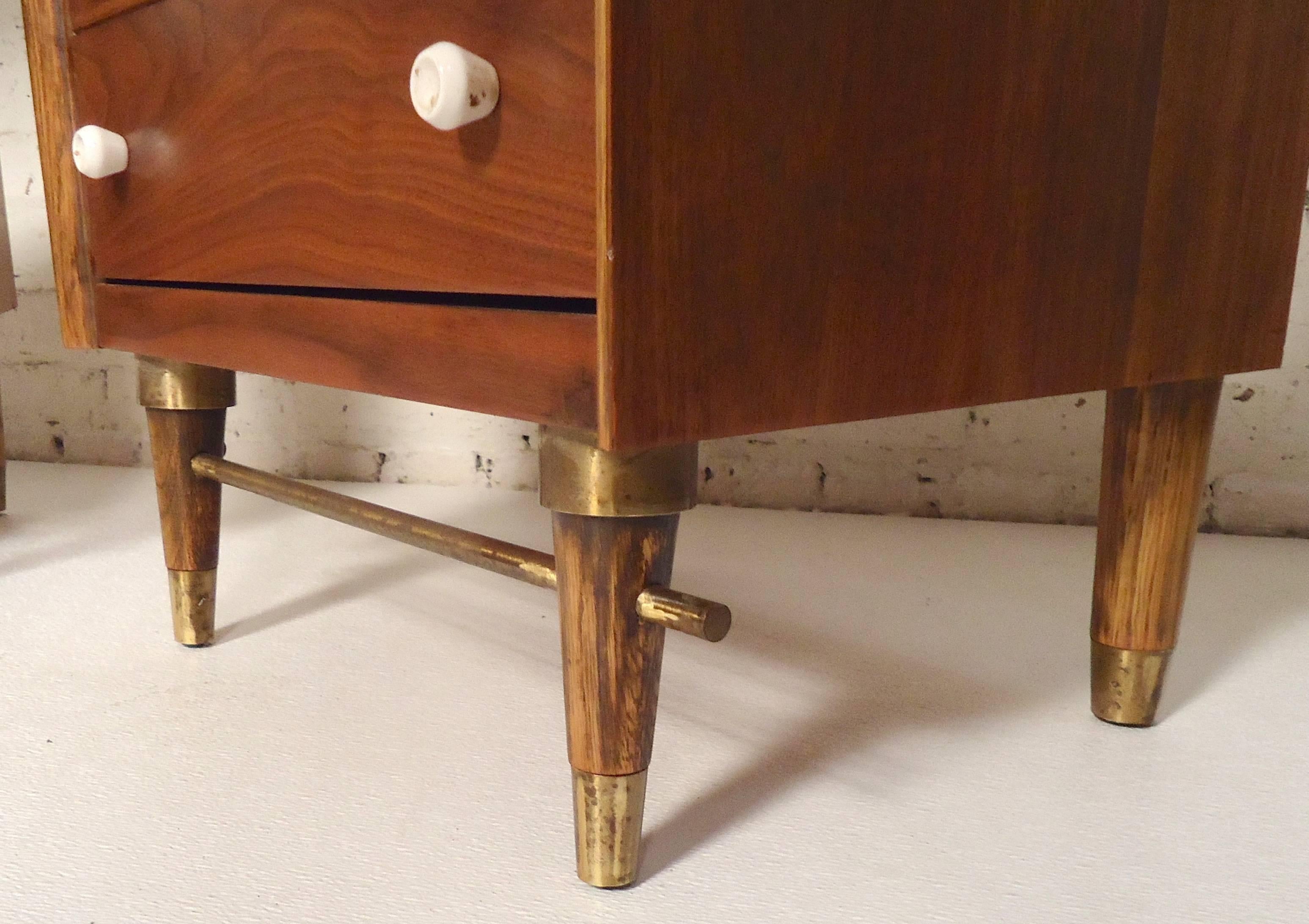Mid-20th Century Mid-Century Modern Bedside Tables
