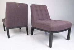 Edward Wormley Slipper Chairs for Dunbar