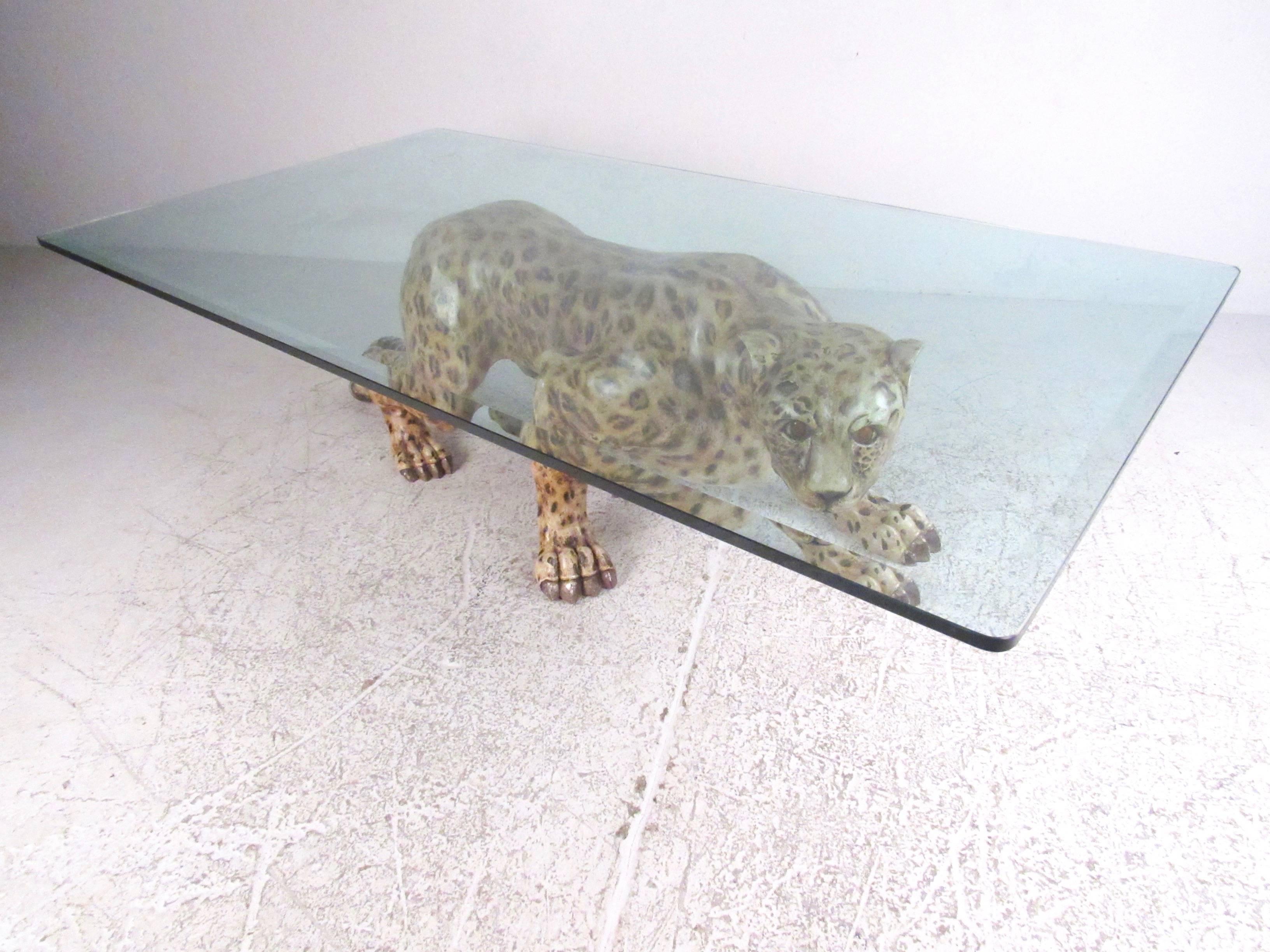 cheetah coffee table