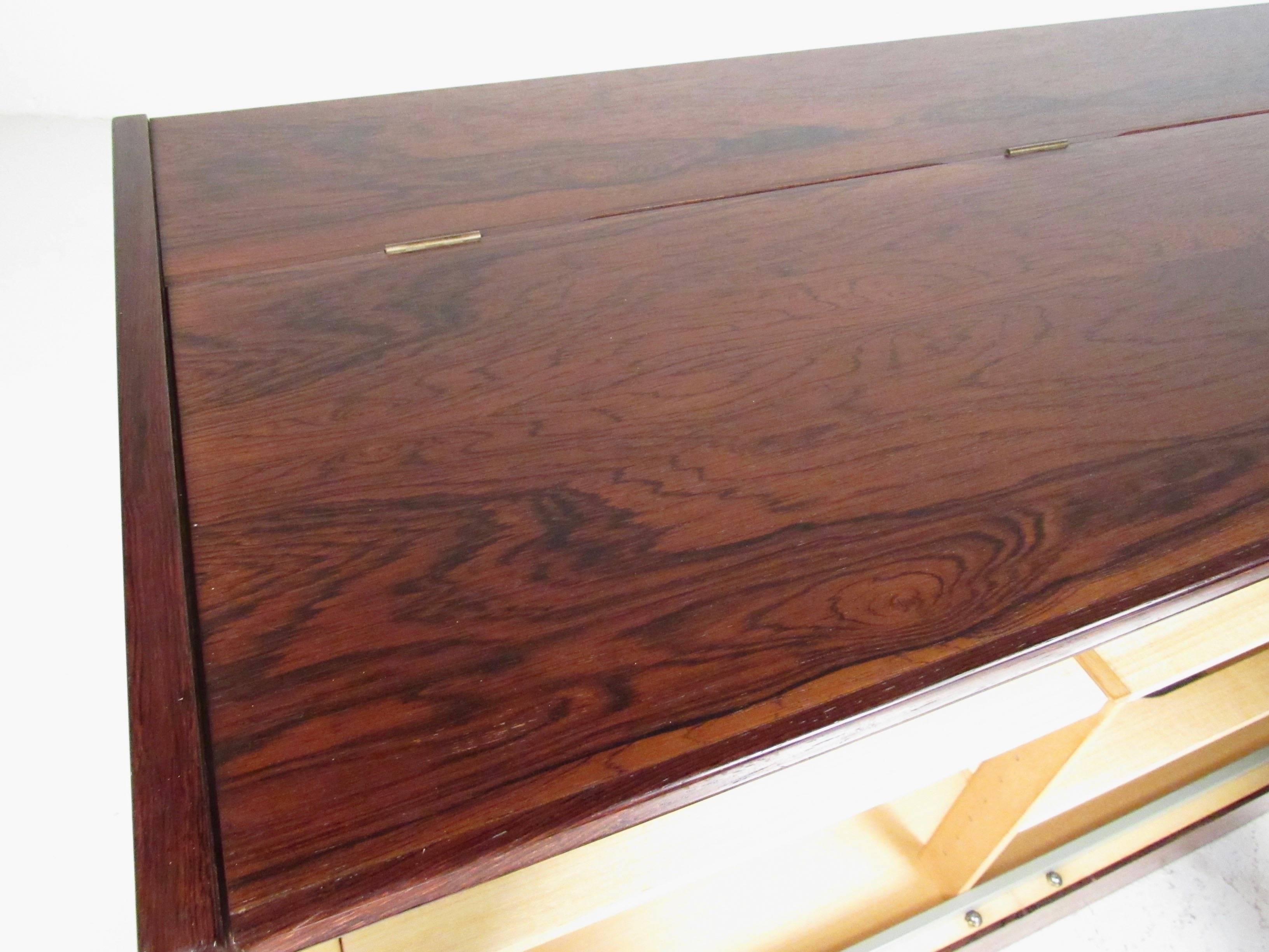 Scandinavian Modern Hansen & Guldborg Designed Rosewood Cabinets For Sale
