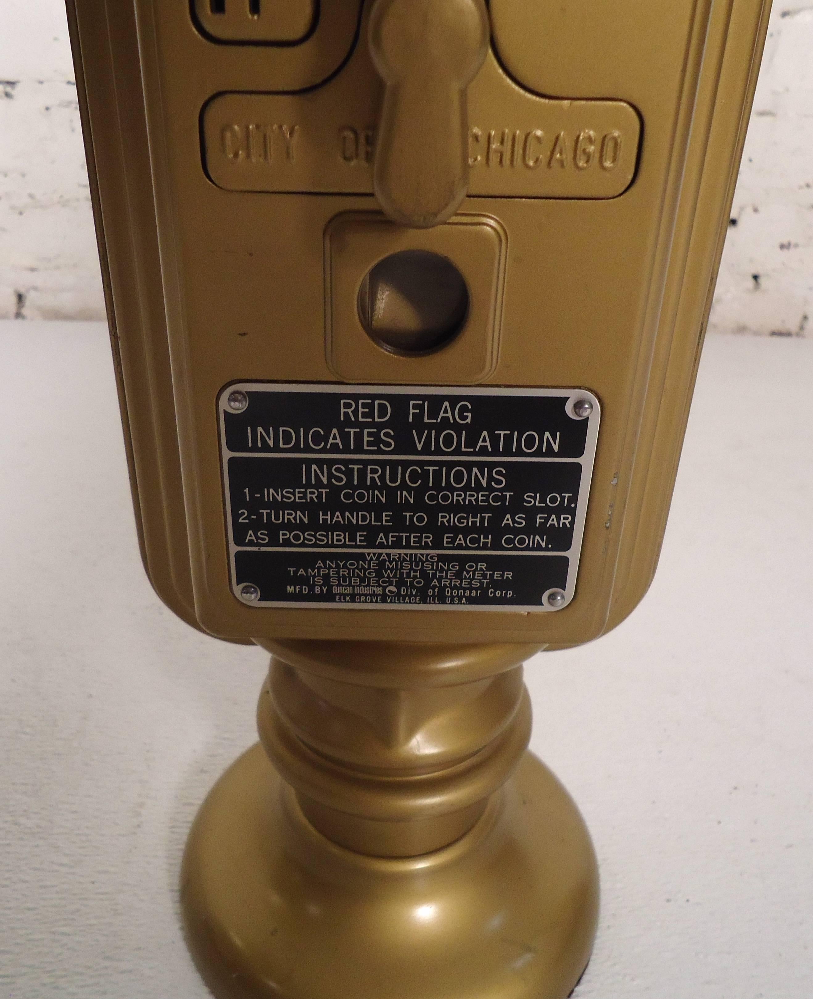 antique parking meter lamp