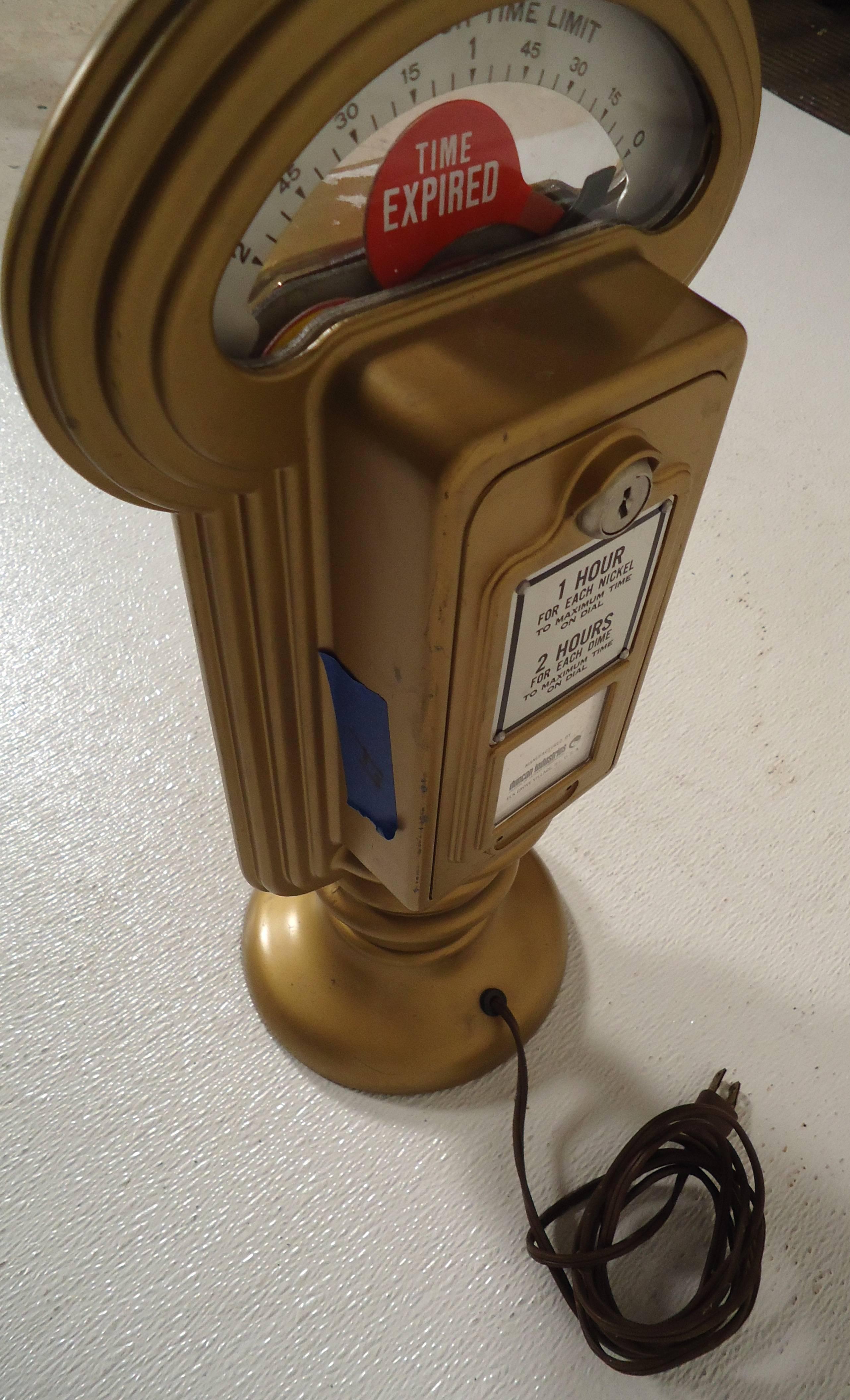 Vintage Duncan Miller Parking Meter Table Lamp 1