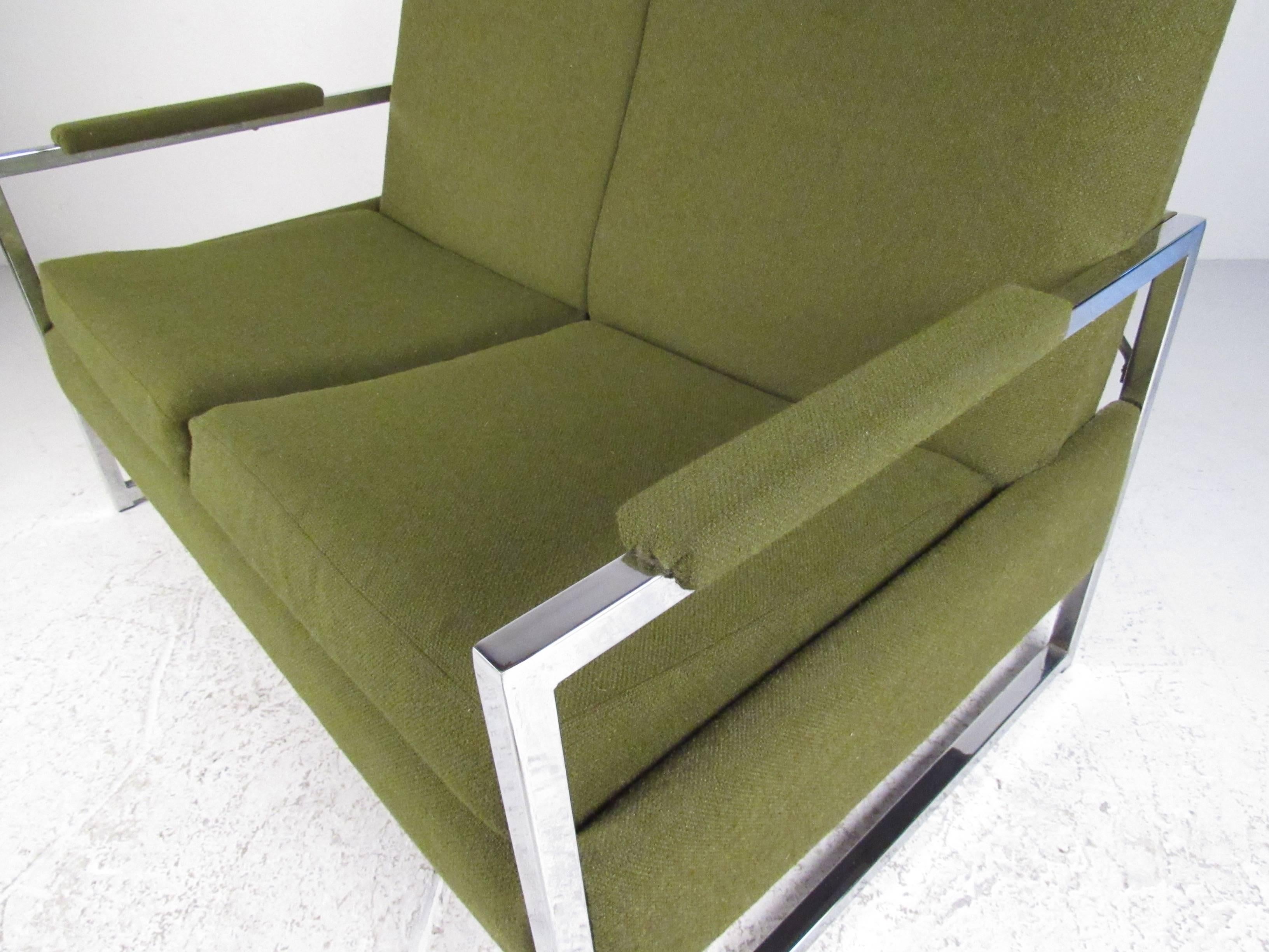 American Mid-Century Modern Two-Seat Sofa
