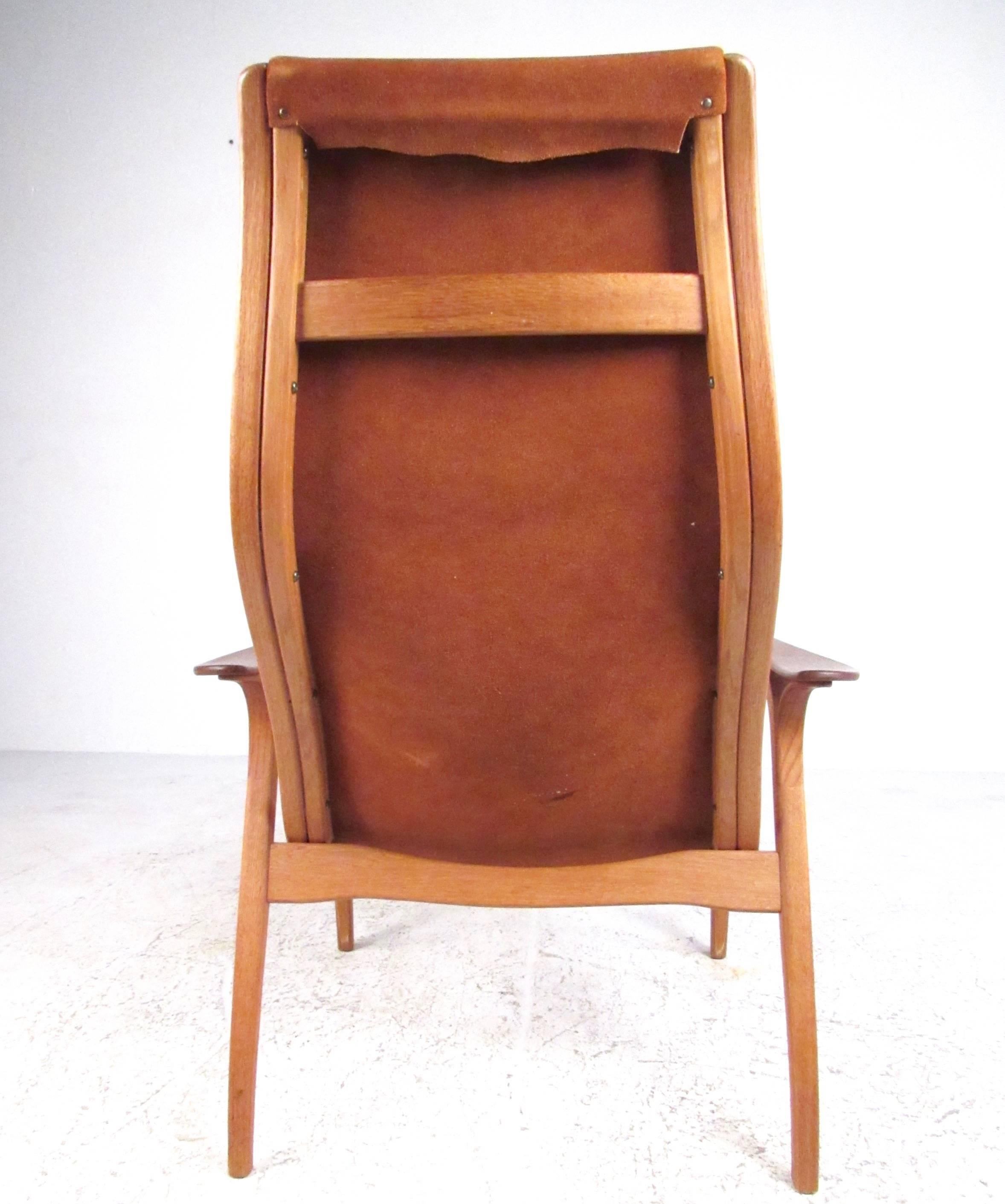 Scandinavian Modern Lamino Chair by Yngve Ekstrøm for Swedese In Fair Condition In Brooklyn, NY