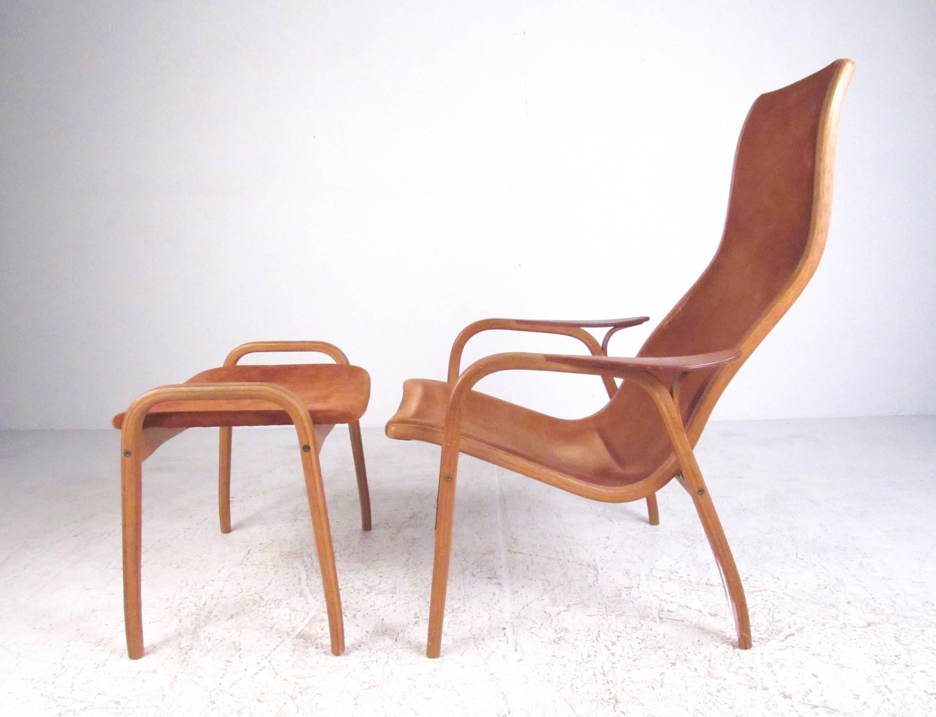 Swedish Scandinavian Modern Lamino Chair by Yngve Ekstrøm for Swedese