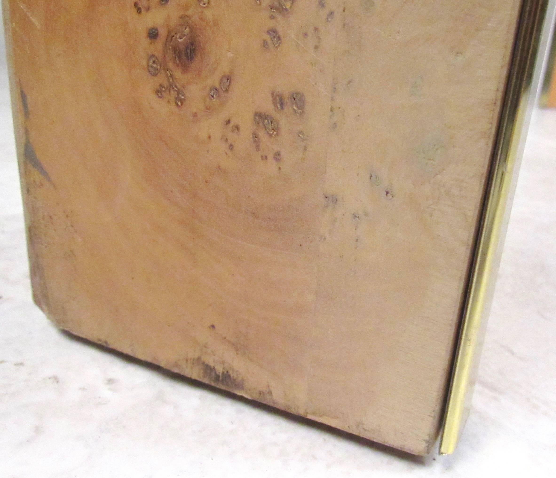 Mesa consola Burl Mid-Century by Thomasville 3