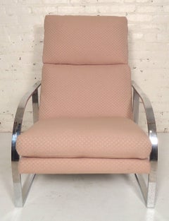 Flat Bar Chrome Lounge Chair