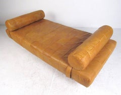 Mid-Century Modern Patchwork Leather Daybed by Stendig