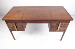 Vintage Walnut Desk by Bert England for Johnson Brothers