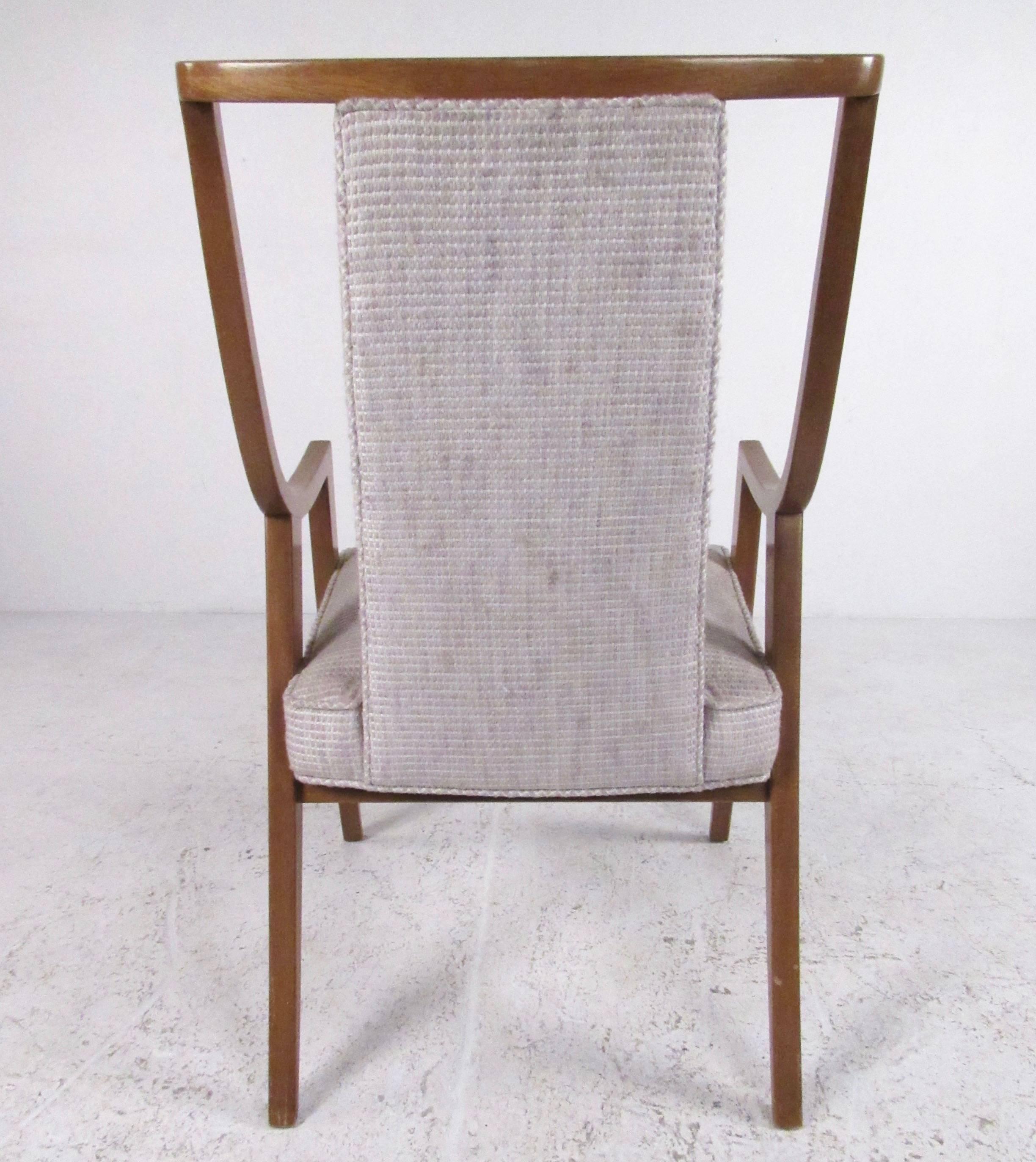 Mid-20th Century Stylish Set of Six Harvey Probber Dining Chairs