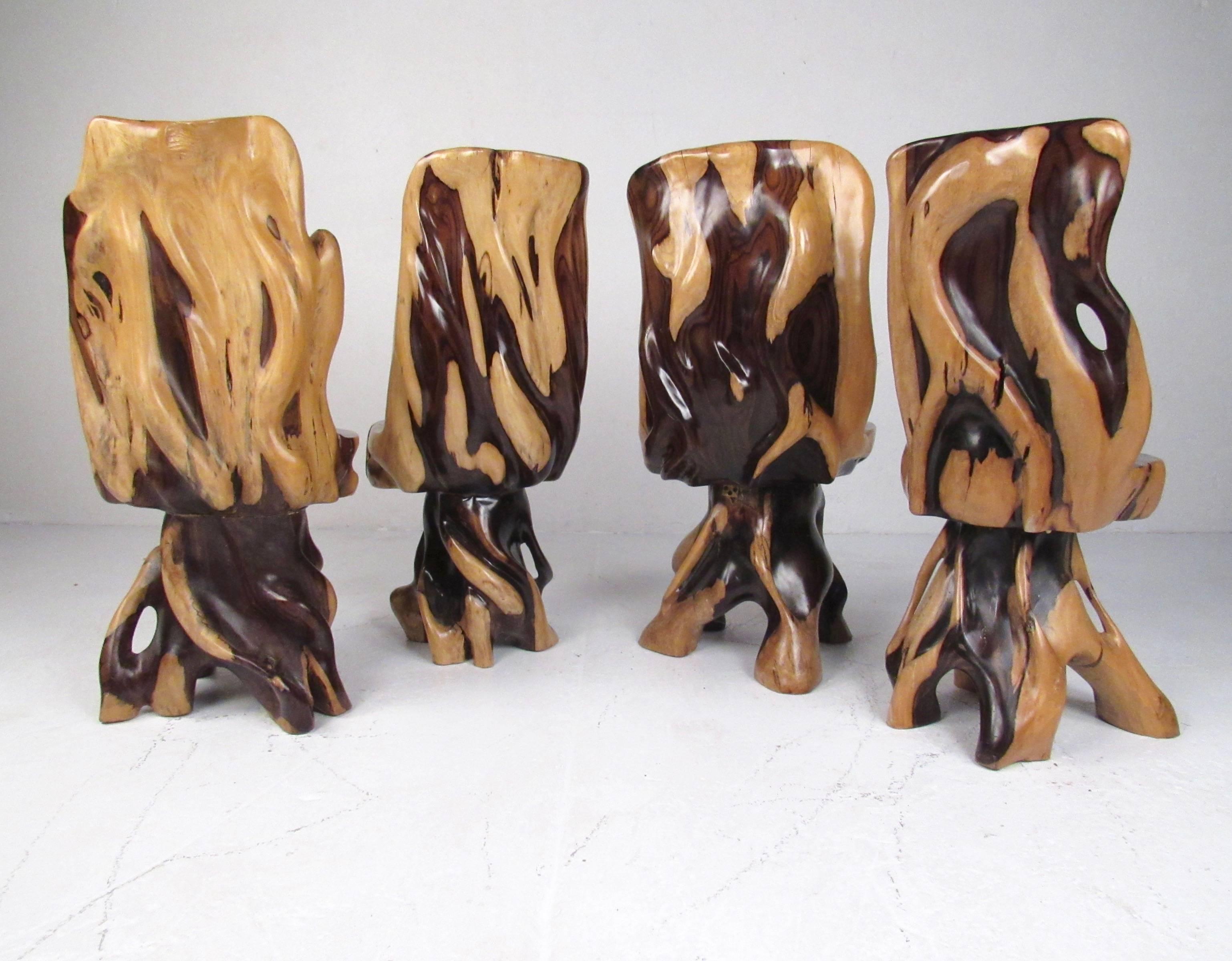 live edge chairs