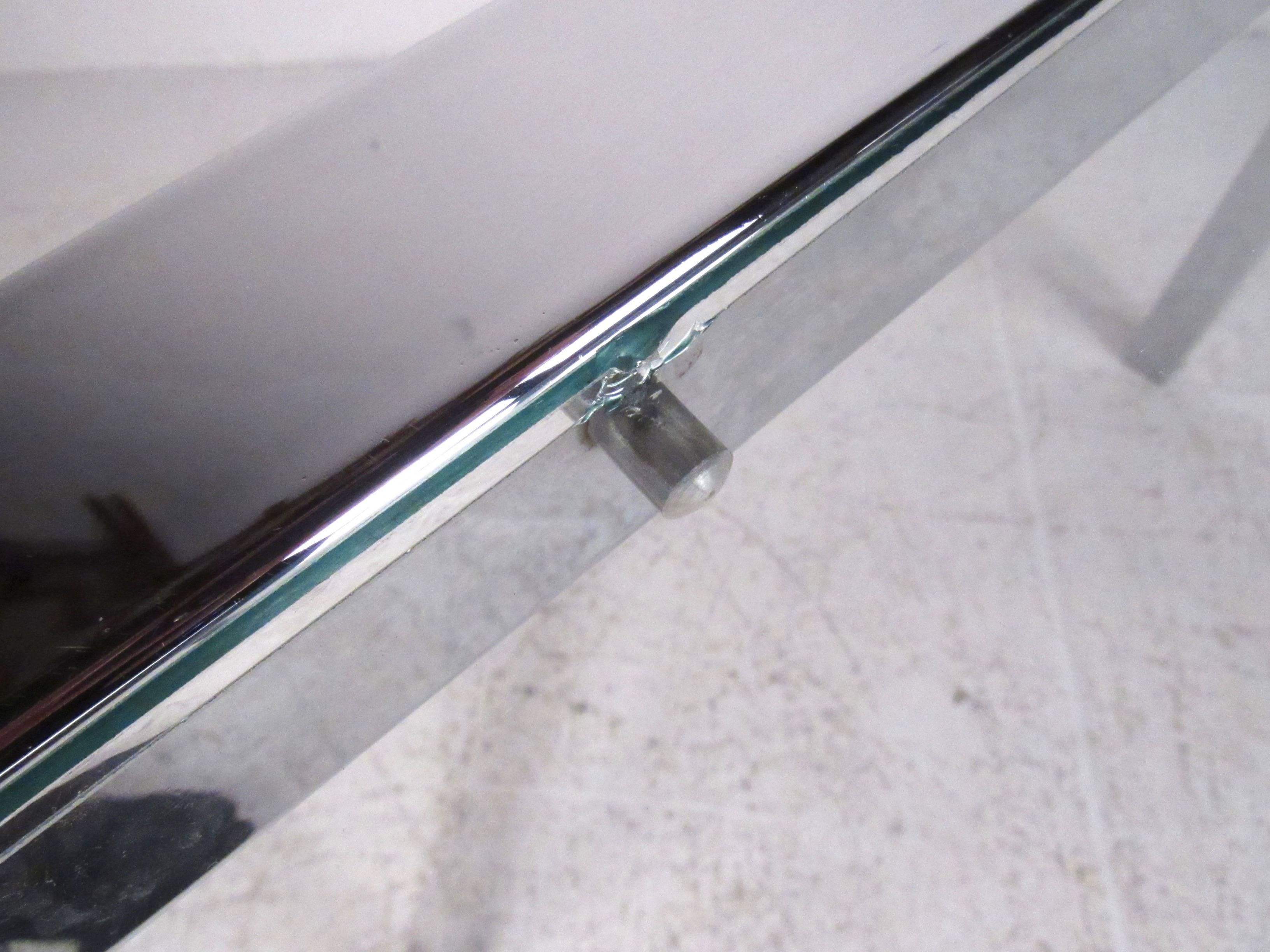 Set de dinette vintage et moderne en chrome en vente 2
