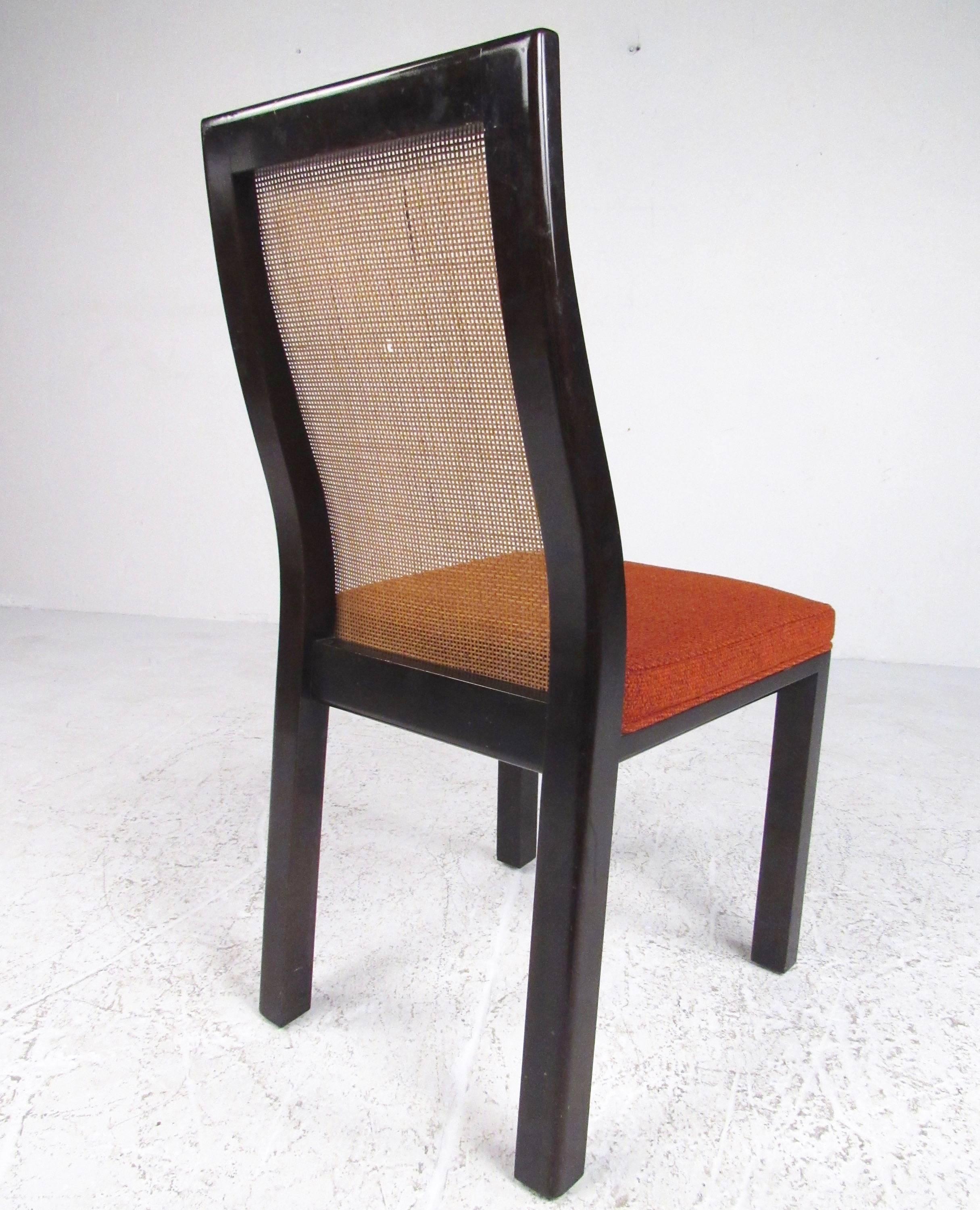 Mid-Century Modern Set of Eight Harvey Probber Dining Chairs