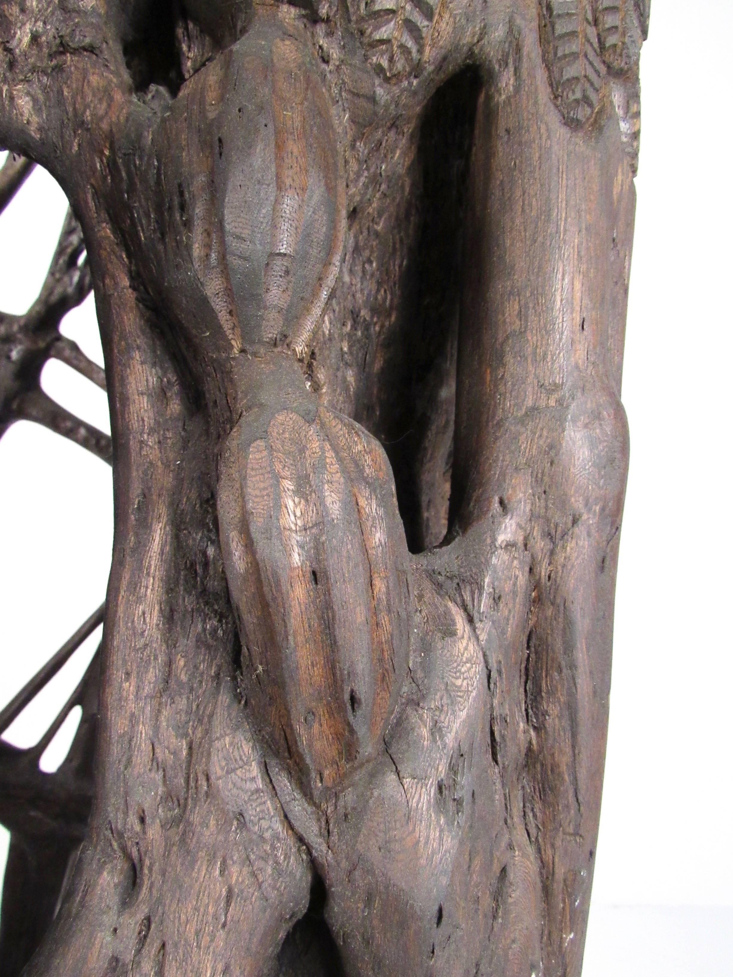 tree trunk sculpture ideas