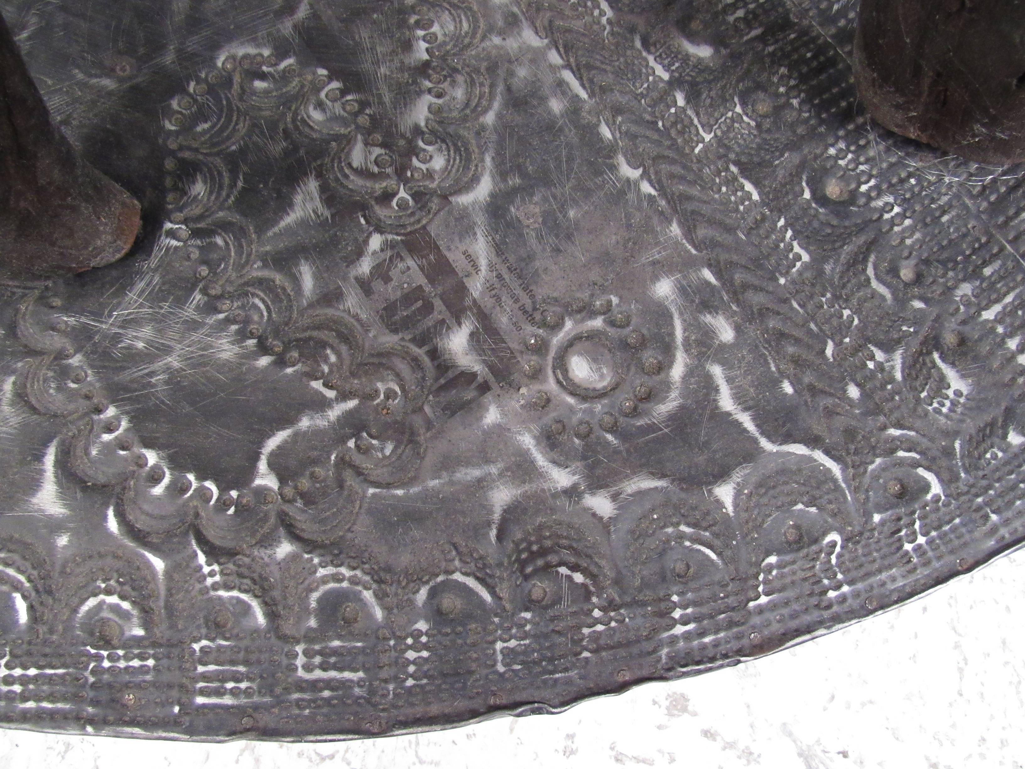 20th Century Unique Tribal Style Hand-Carved Tree Trunk Sculpture