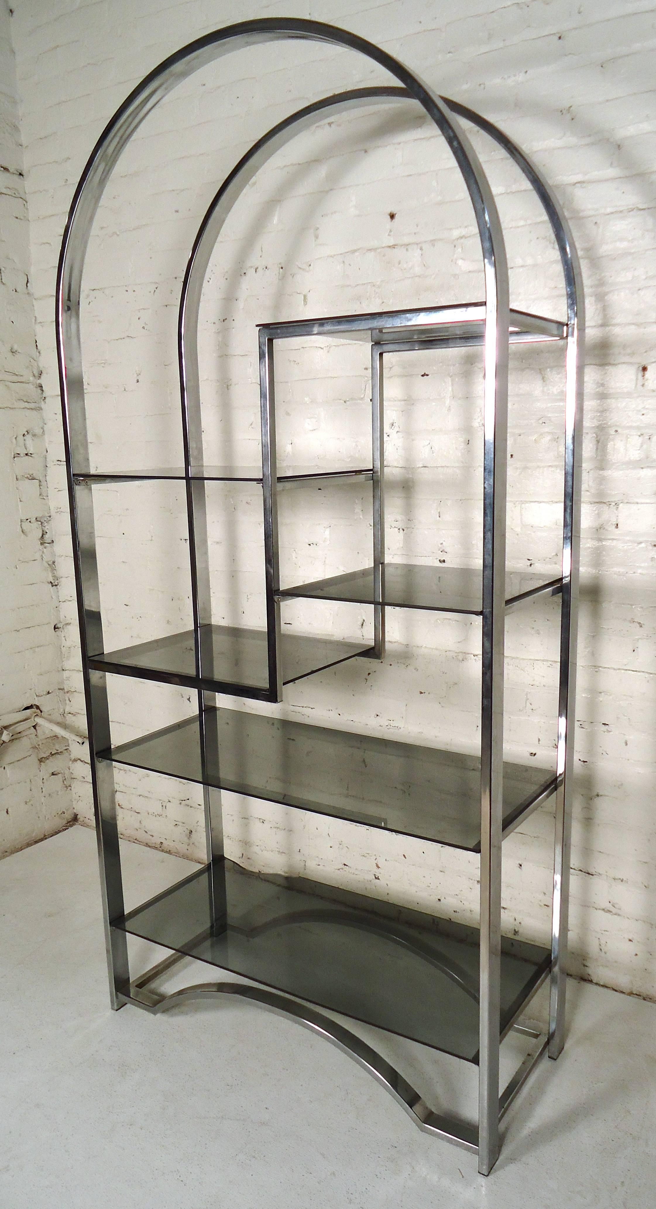 arched etagere