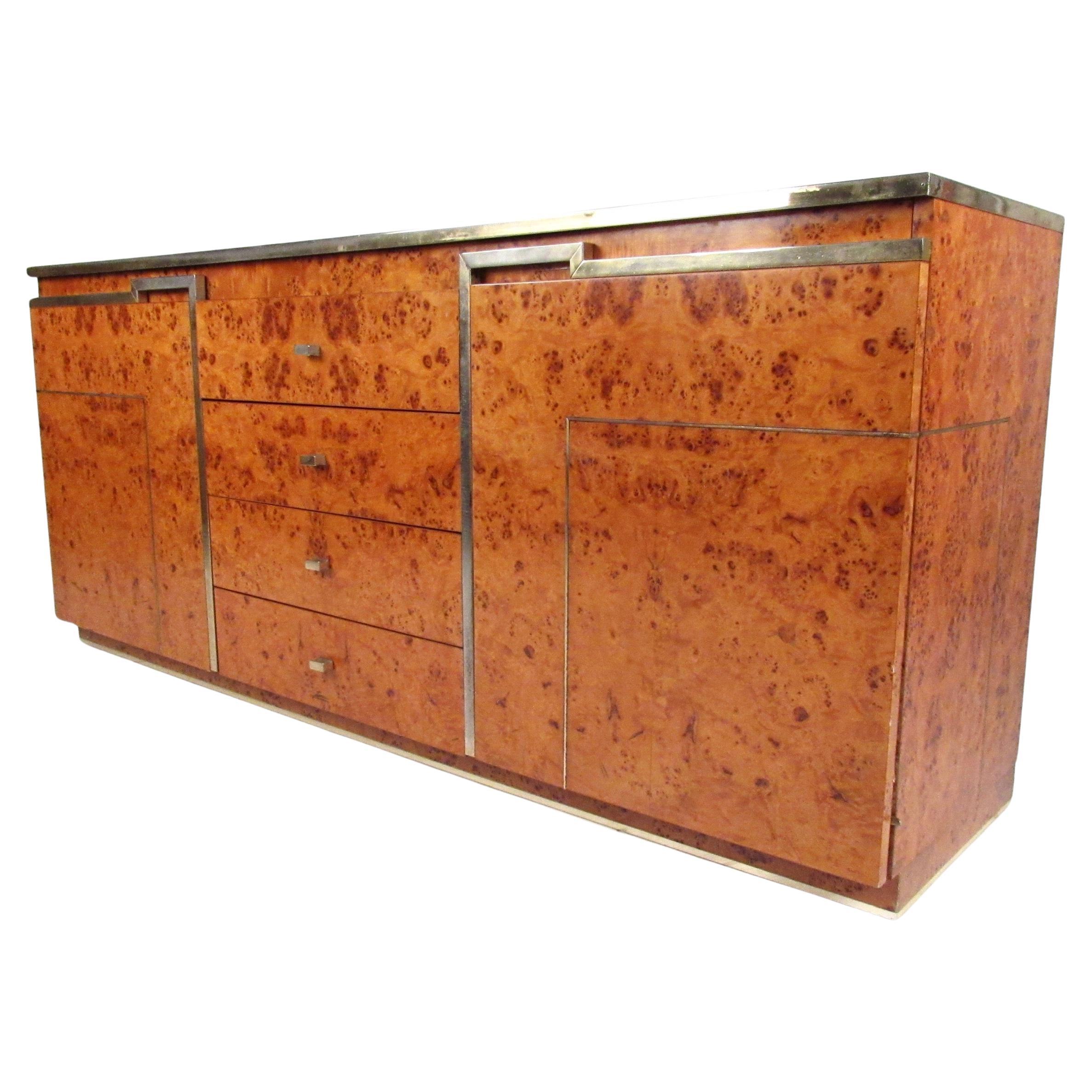 Vintage-Sideboard aus Wurzelholz nach Romeo Rega