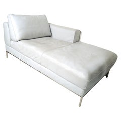 Canapé vintage moderne blanc