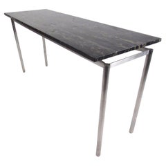 Stylish Modern Console Table with Marble Top