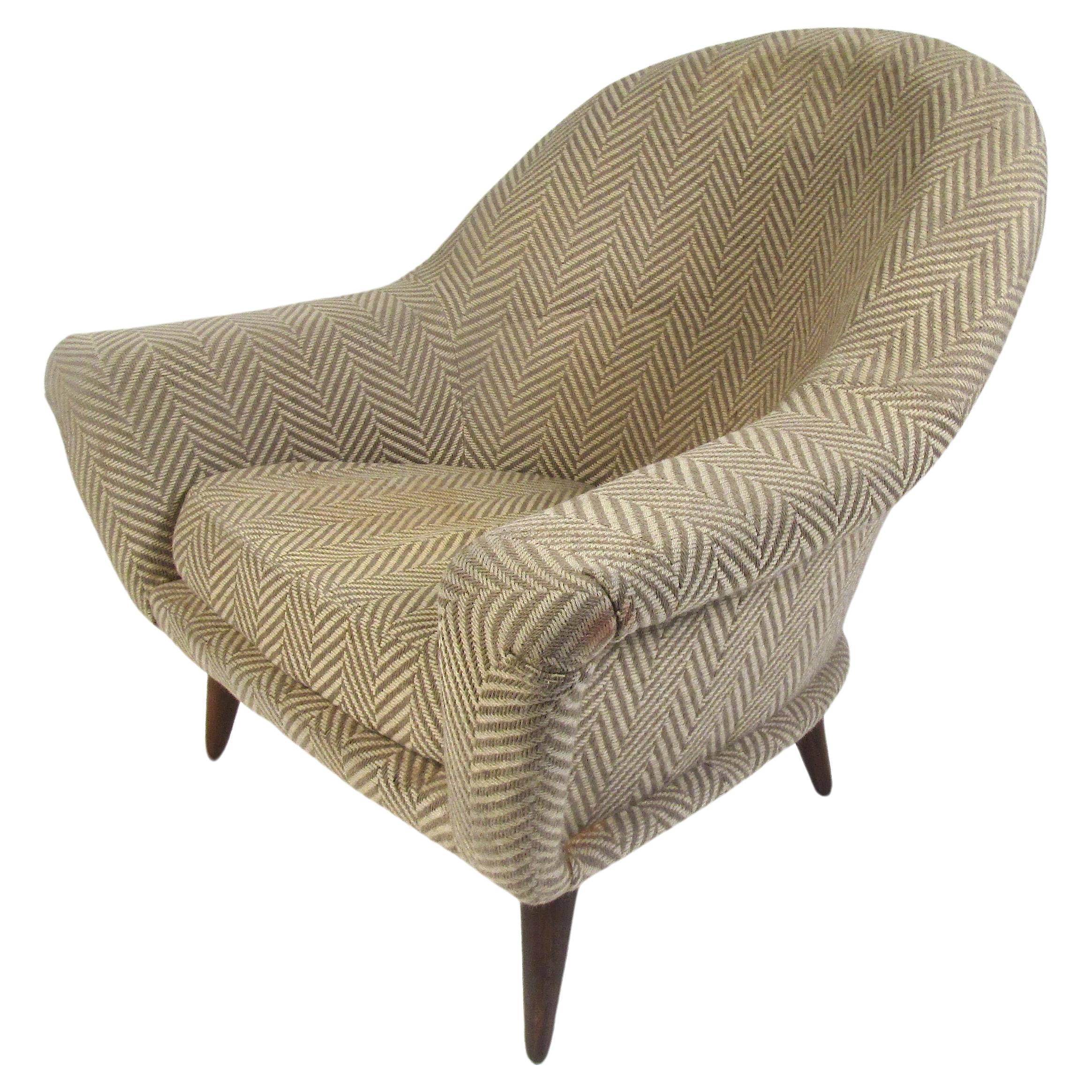 Midcentury Upholstered Armchair