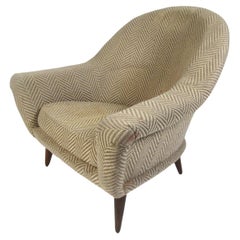 Vintage Midcentury Upholstered Armchair