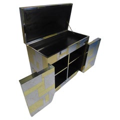 Signierter Paul Evans Cityscape Barwagen 'PE 200' Serie für Directional