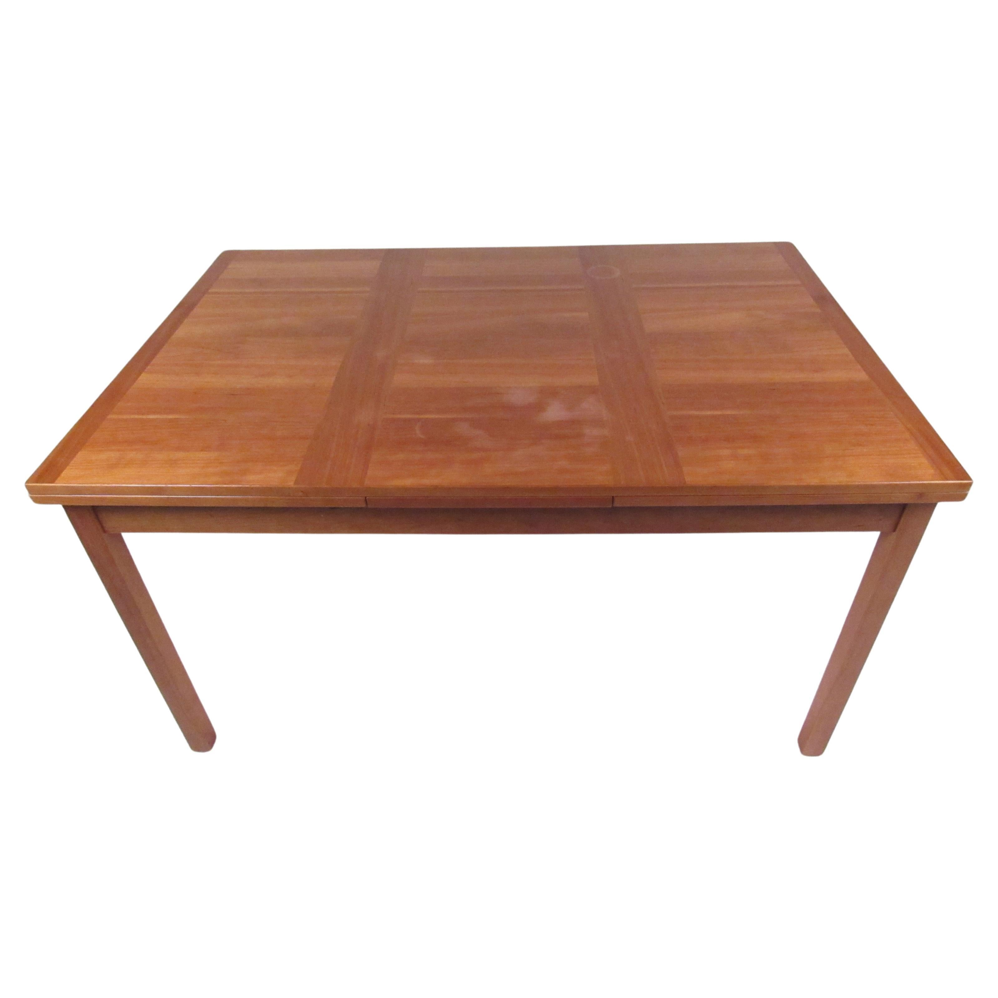 Vejle Stole Designed Extending Draw-Leaf Dining Table For Sale