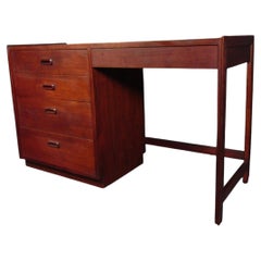 Mid-Century Walnut Desk by Founders