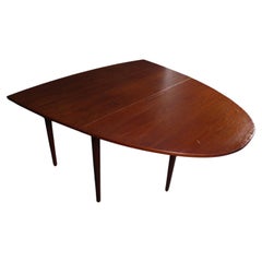 Jack Cartwright for Founders Drop Leaf Guitar Pick Dining Table