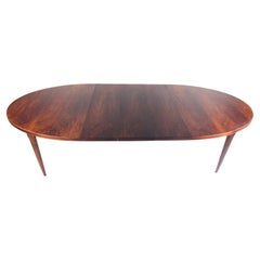 Danish Rosewood Dining Table w/ Leaves