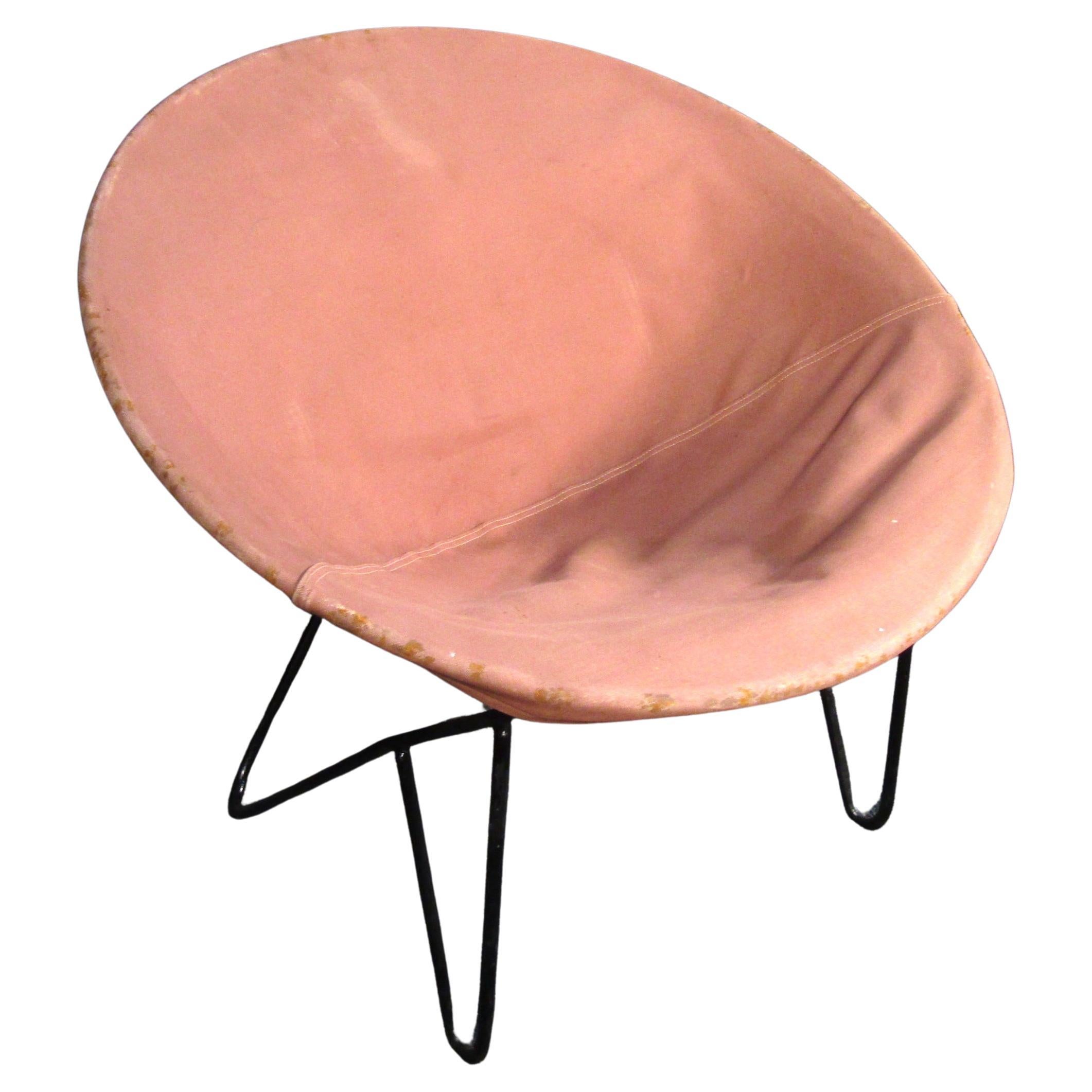 Sillón de Lona Estilo Vintage Moderno