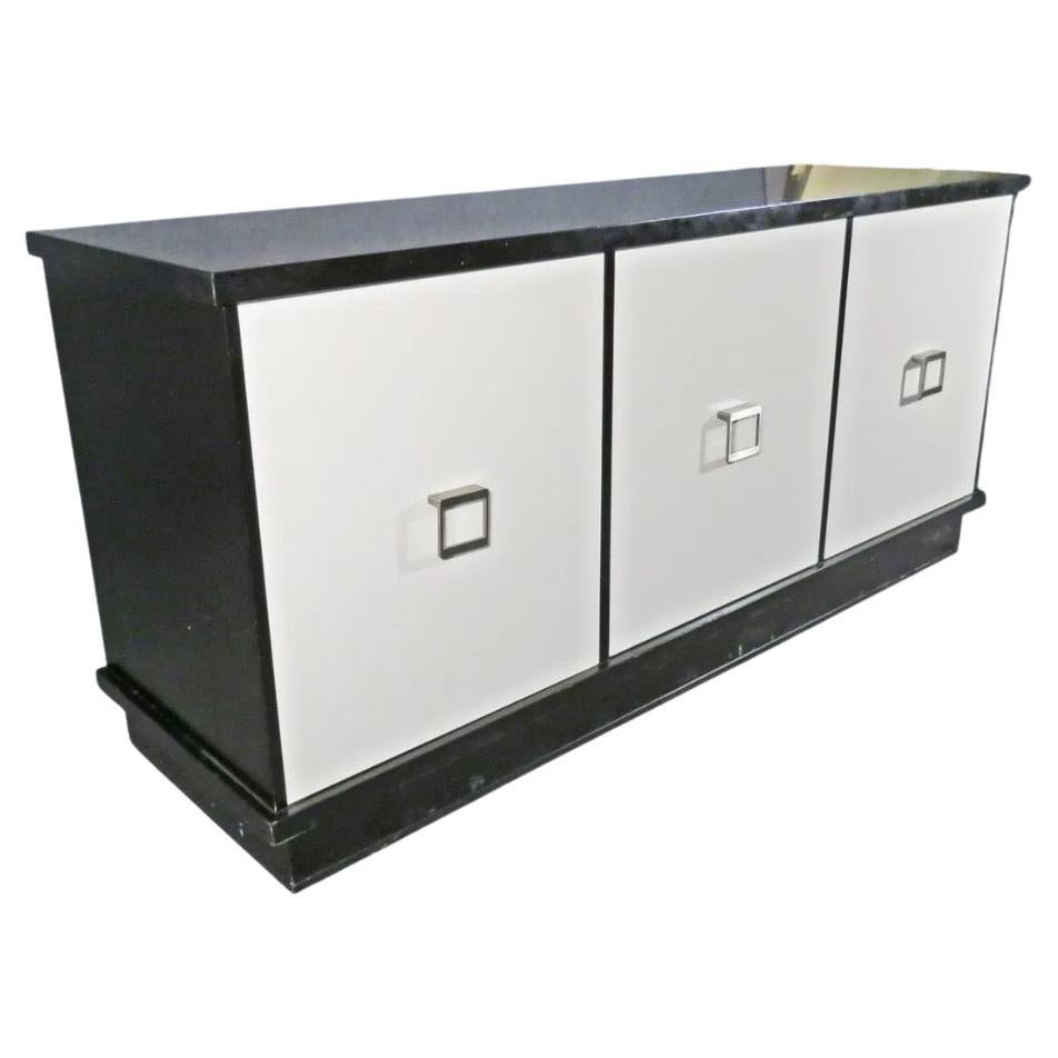 Vintage Ebonized Sideboard