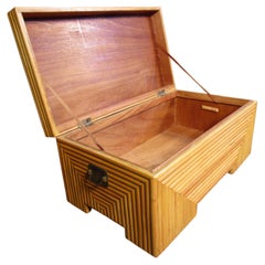Vintage Chest in Bamboo and Cedar