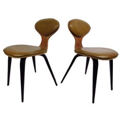 Vintage Mid-Century Bentwood Chairs in the Style of Norman Cherner
