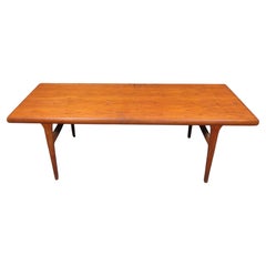 Danish Mid-Century Coffee Table, Teak Wood, 1960s