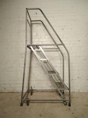 Vintage Factory Step Ladder