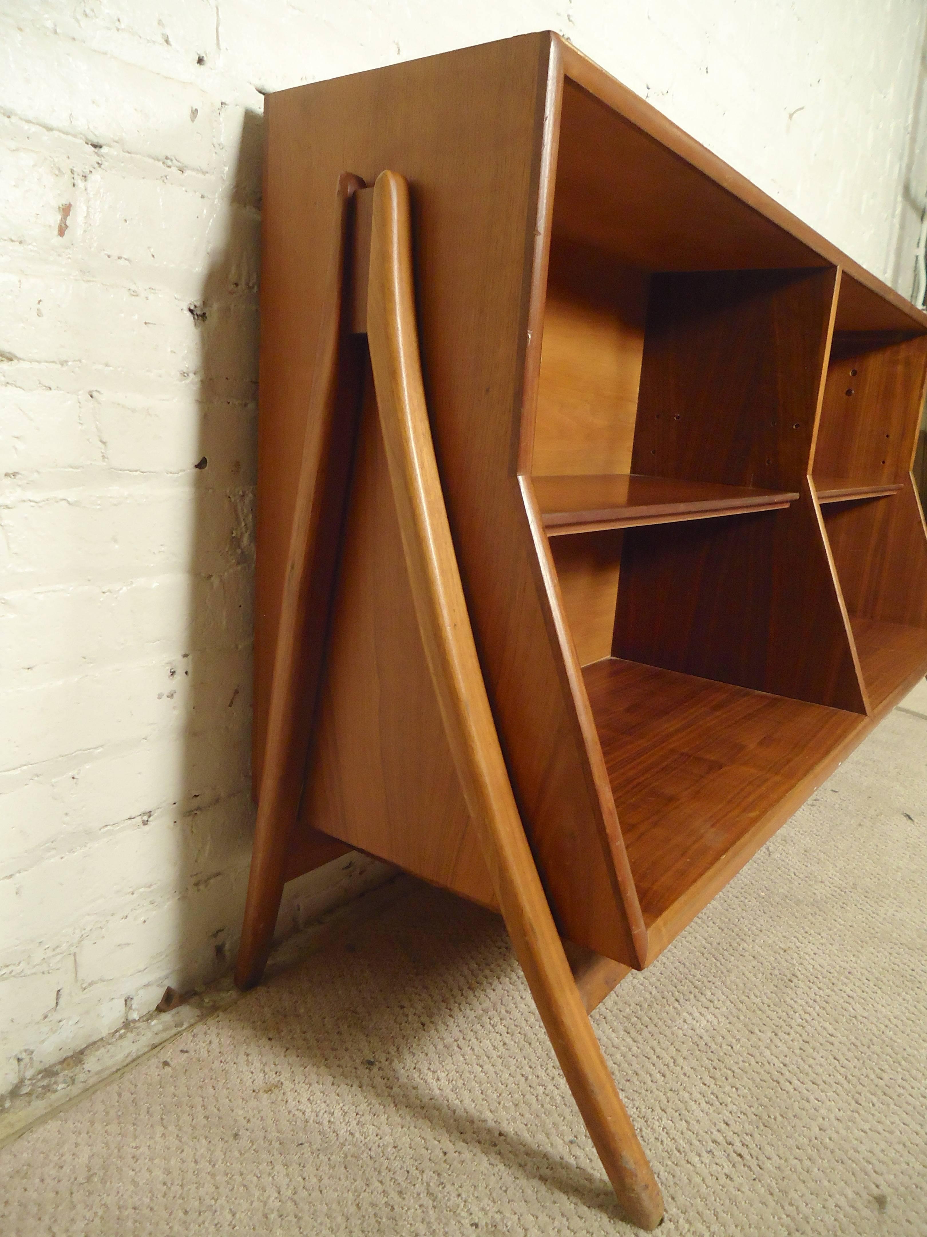 Mid-Century Modern Striking Bookcase by Stewart McDougall and Kipp Stewart