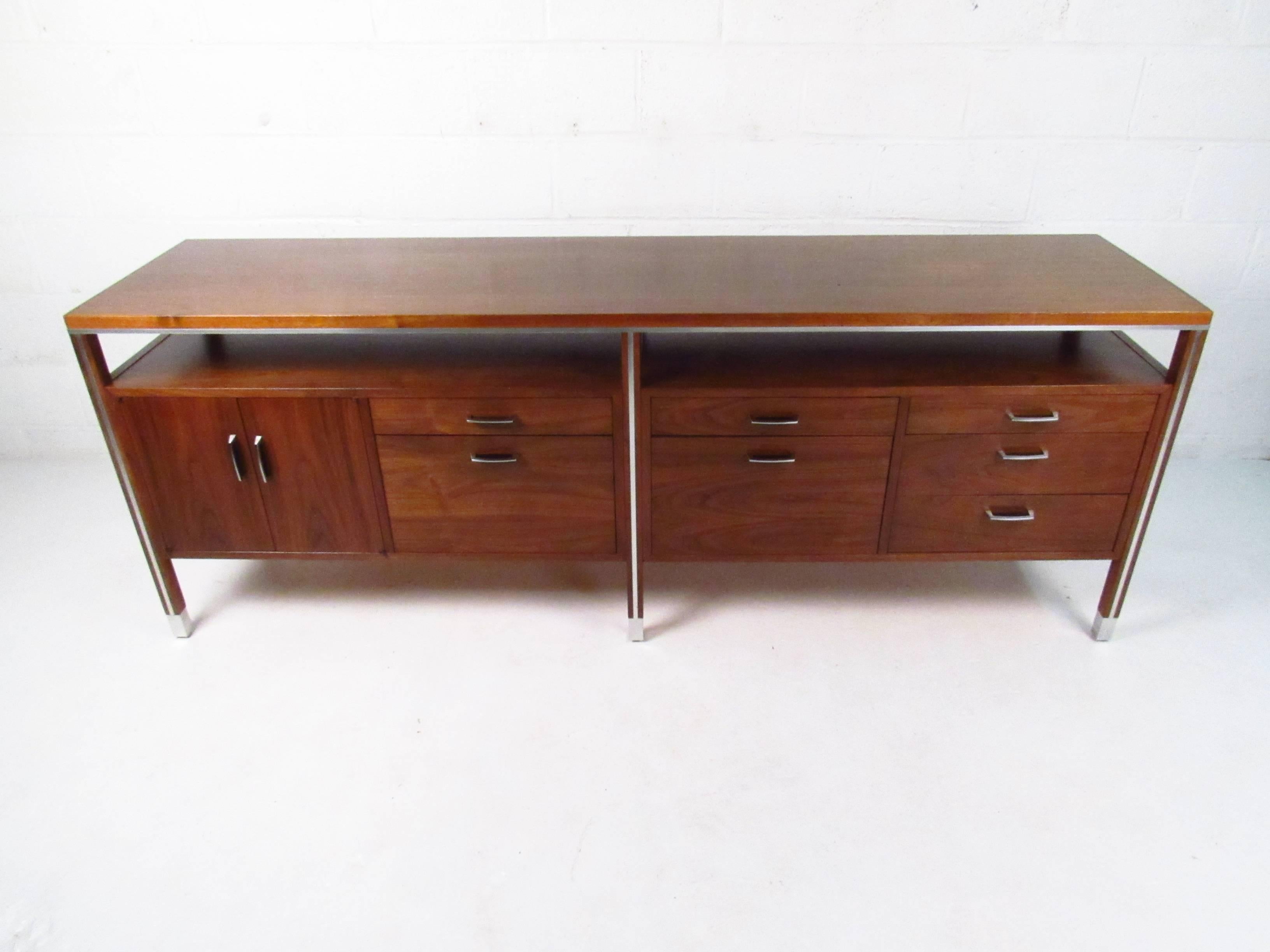 mid century modern office credenza