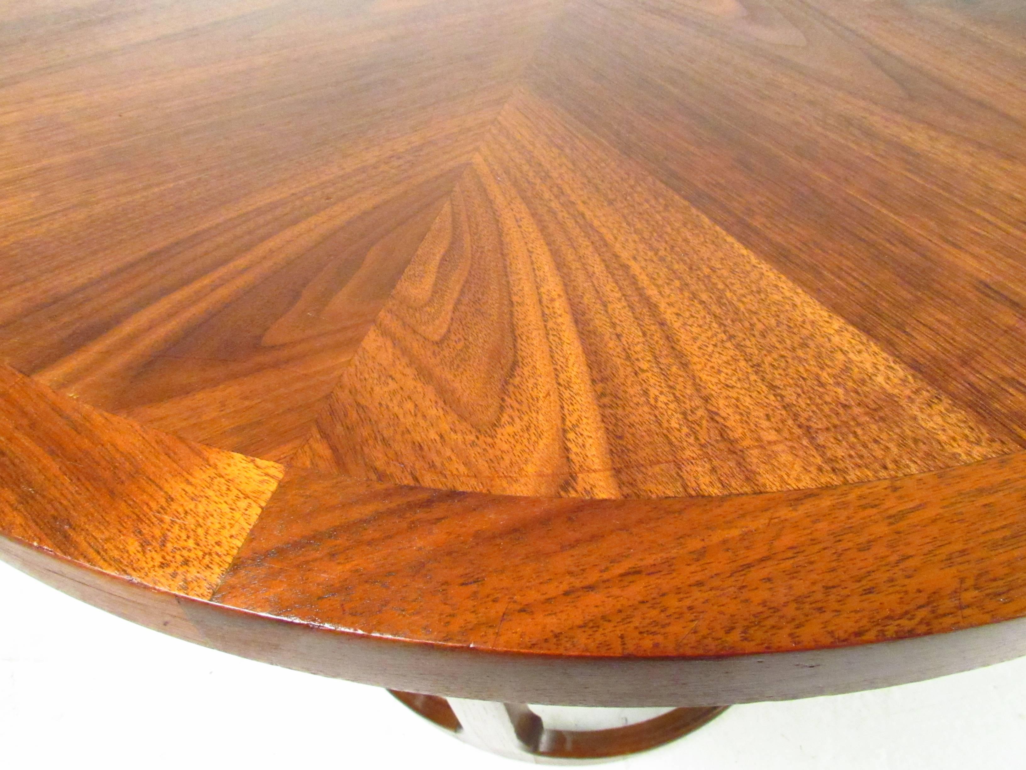Mid-Century Modern American Walnut Side Table by Lane 1