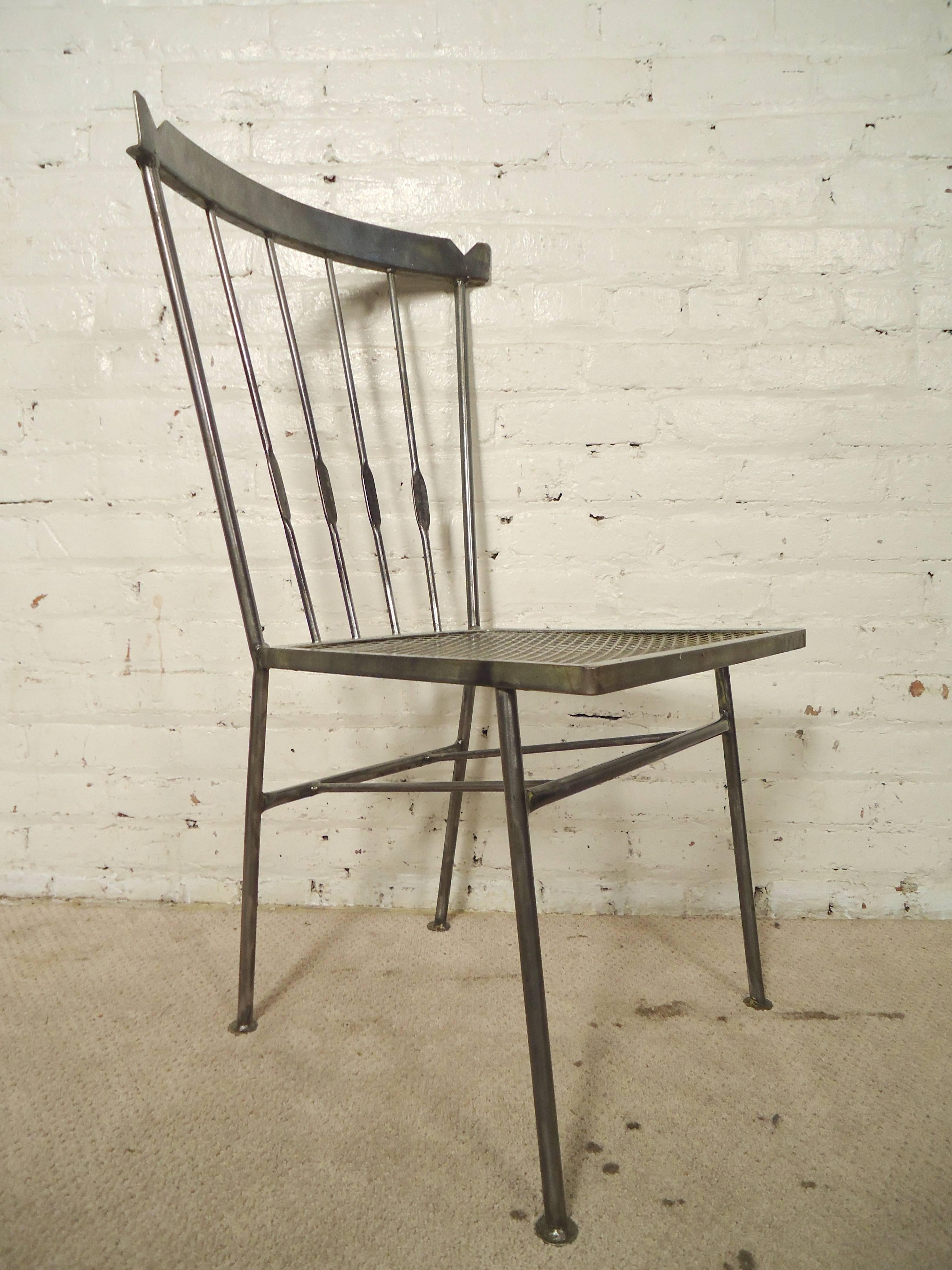 metal spindle chair