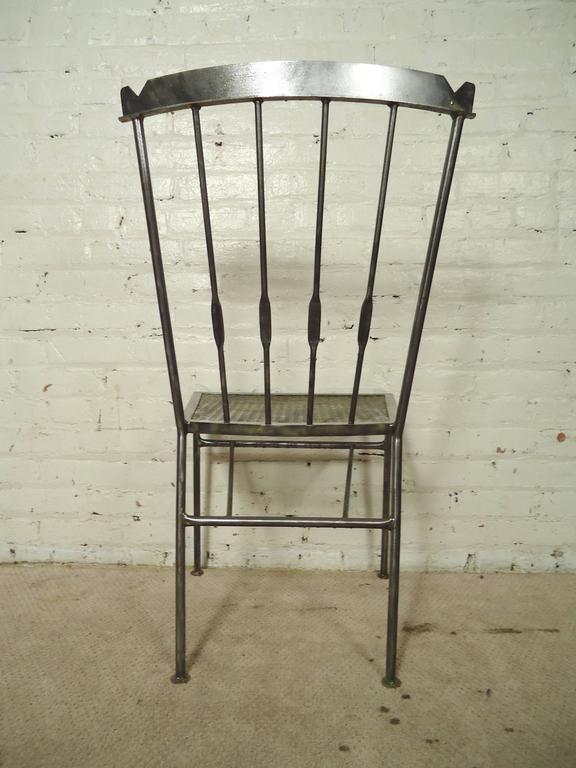 Restored Metal Spindle Back Chairs For Sale at 1stdibs