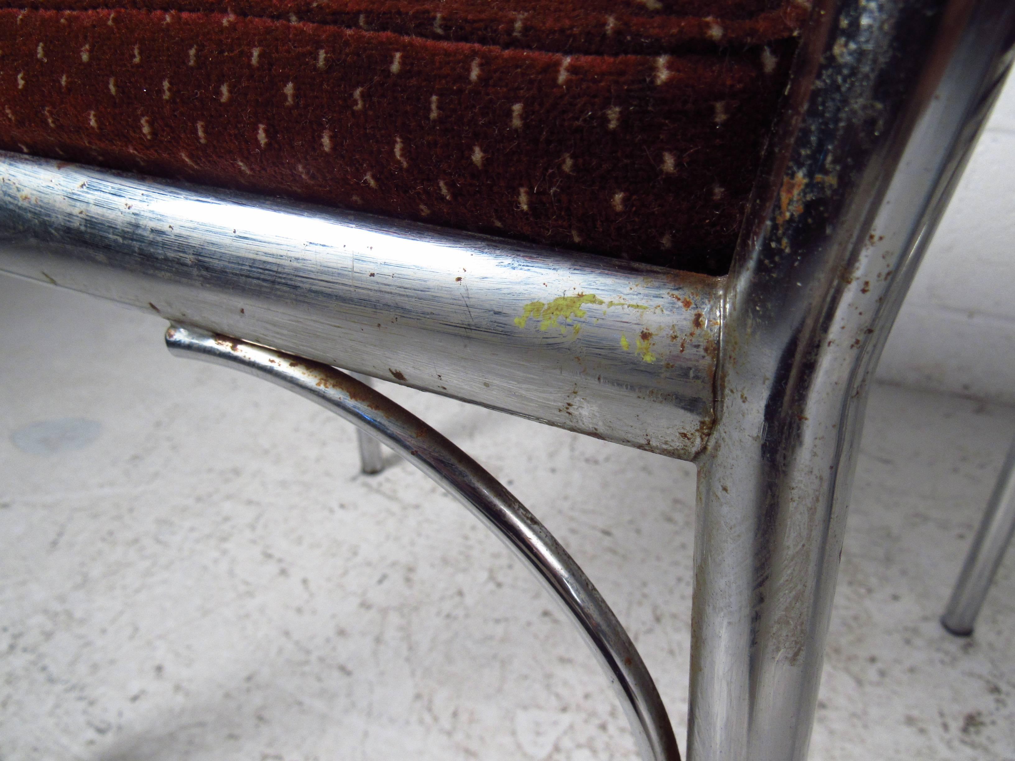 Four Mid-Century Style Dining Chairs 3