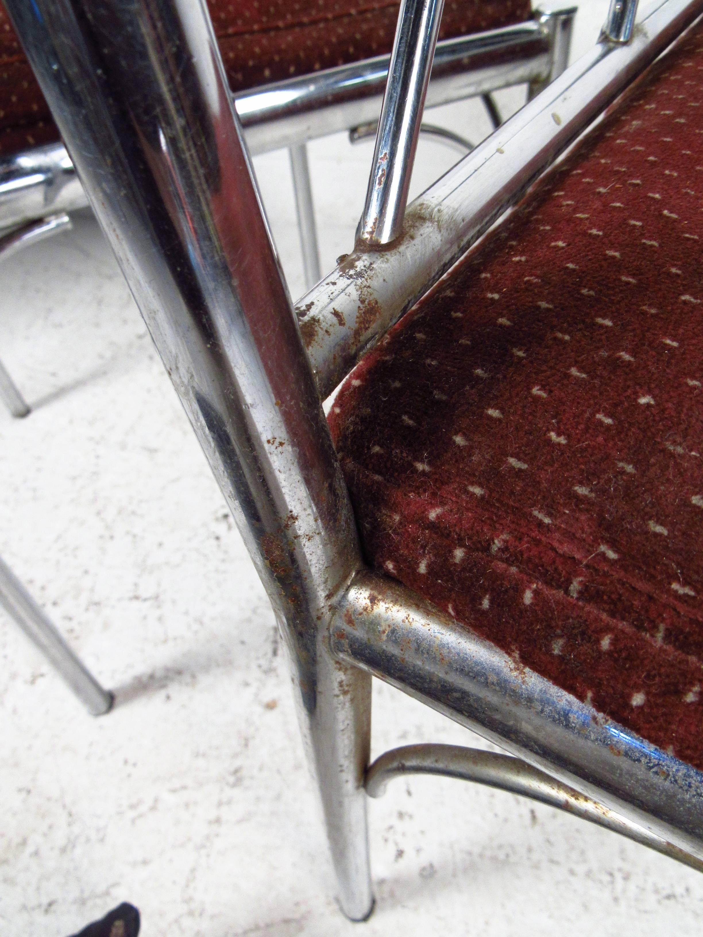 Four Mid-Century Style Dining Chairs 1