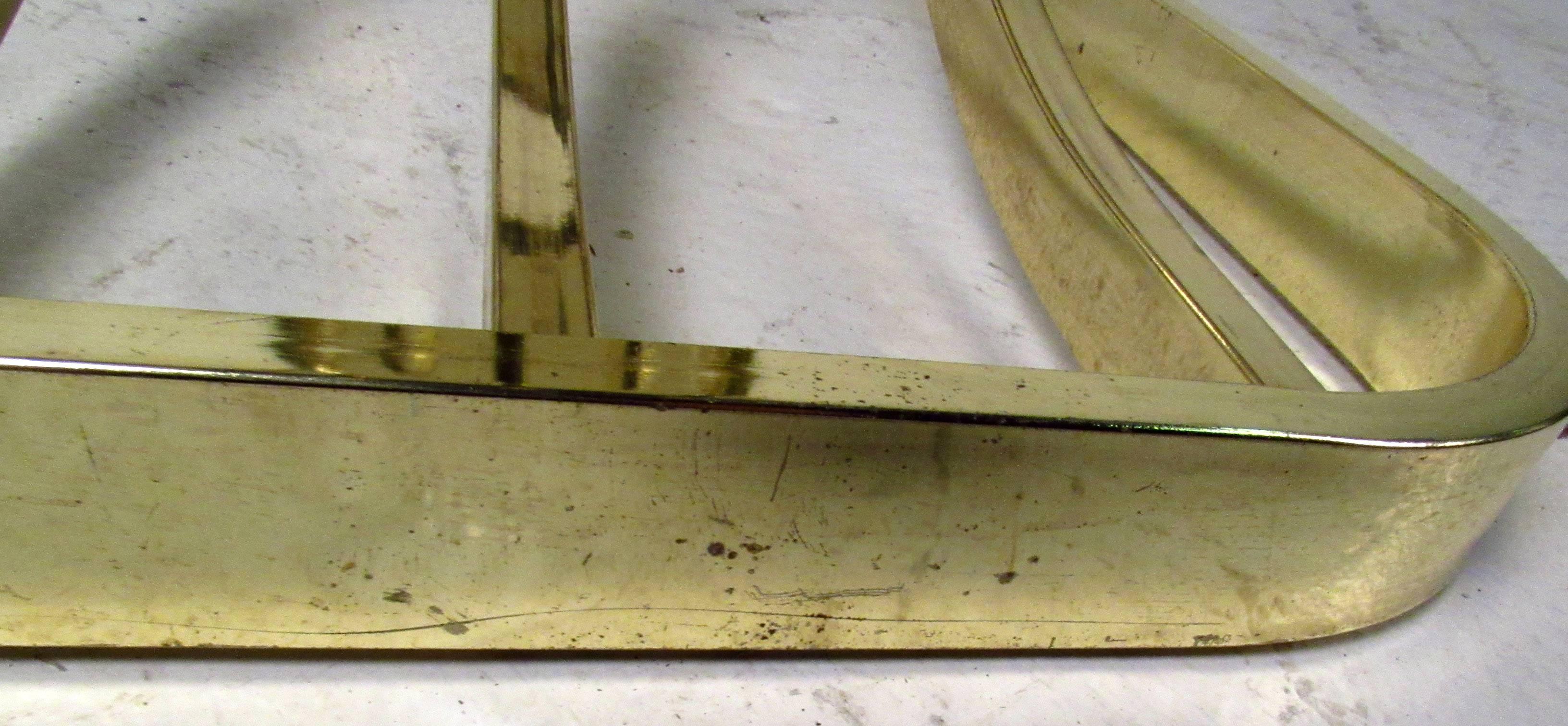 antique brass console table