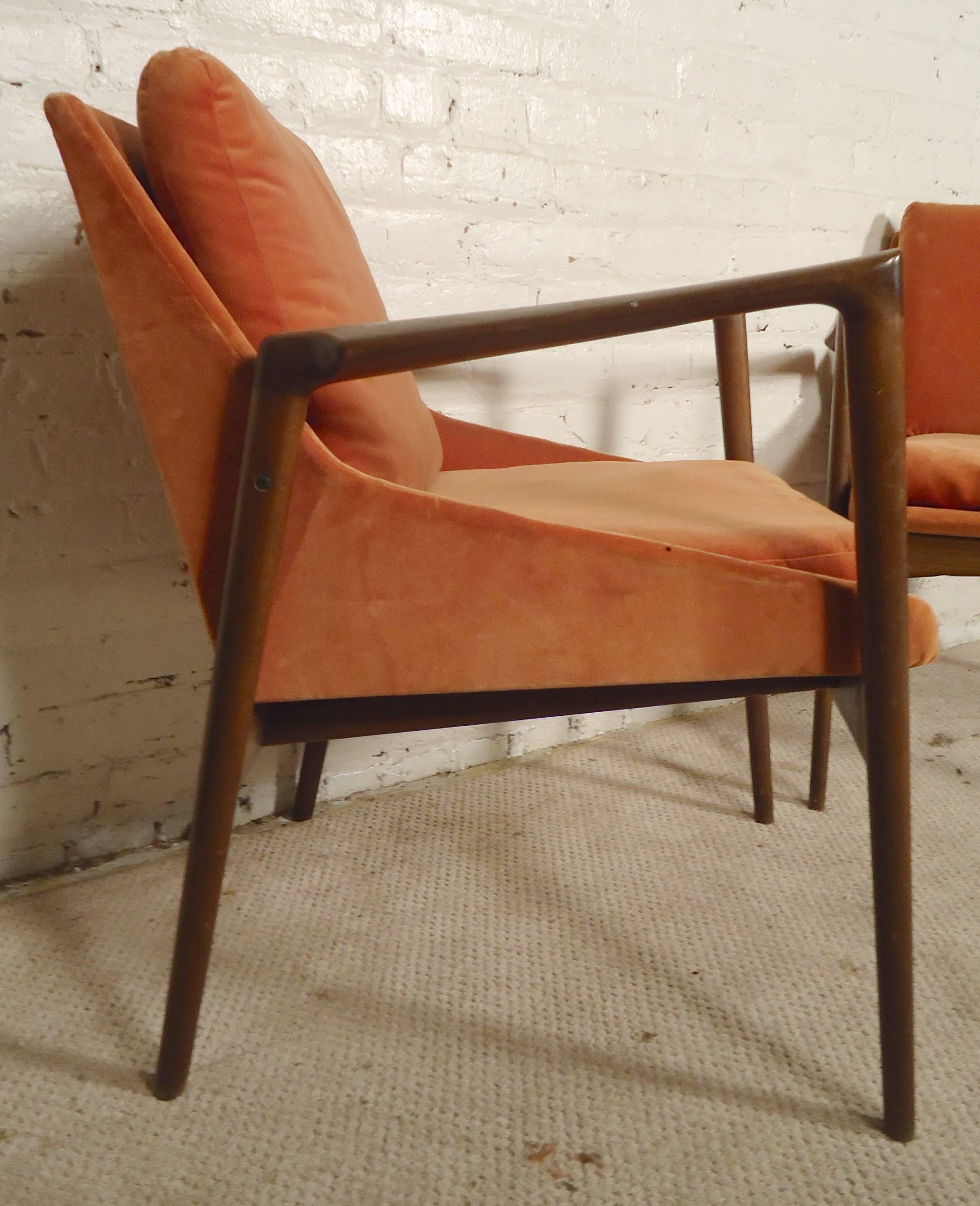 Mid-Century Modern Impressive Danish Chairs By Kofod-Larsen