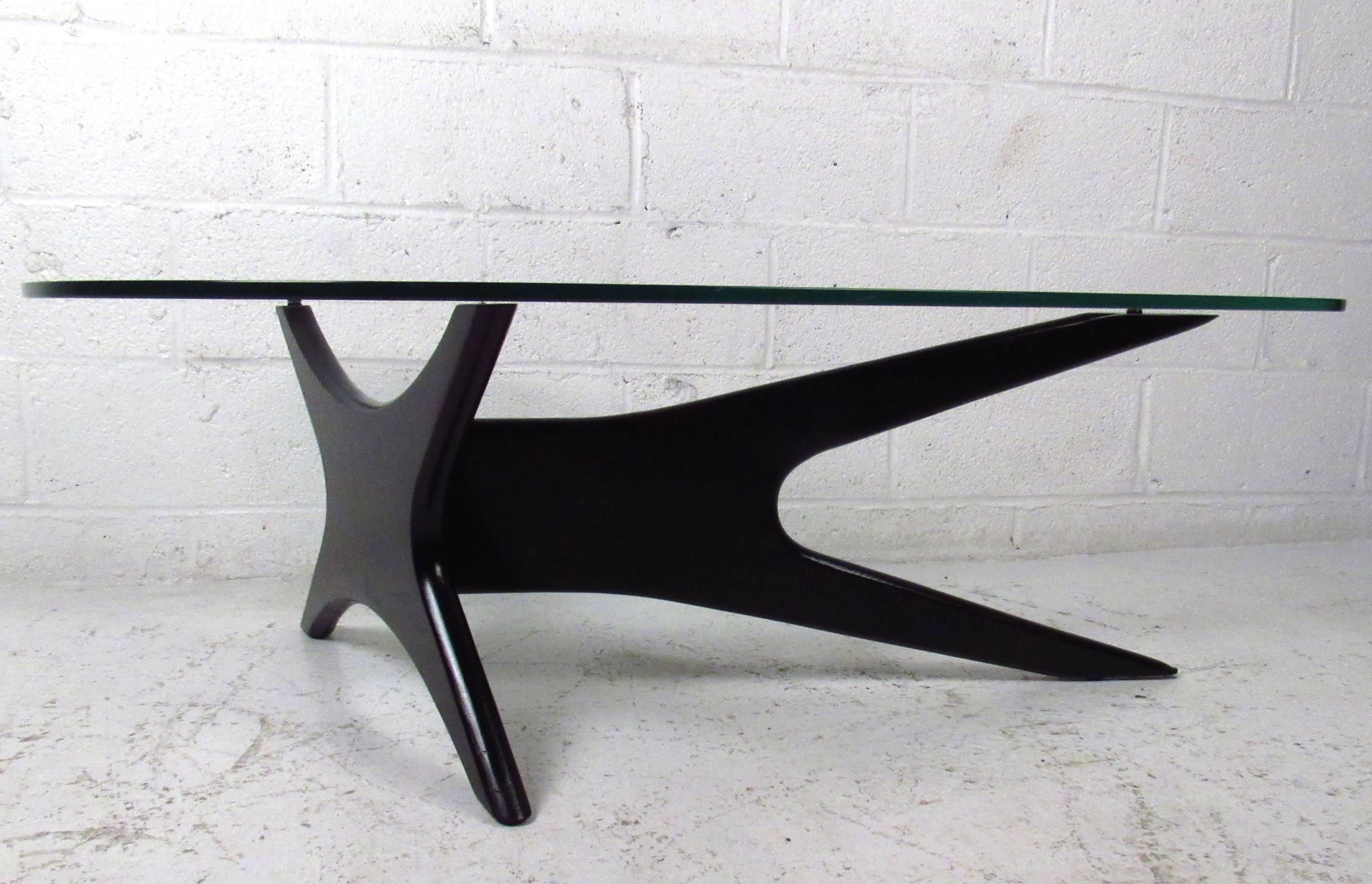 Vintage Coffee Table after Adrian Pearsall In Good Condition In Brooklyn, NY