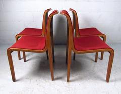 Ensemble de chaises d'appoint du milieu du siècle dernier par Bill Stephens pour Knoll